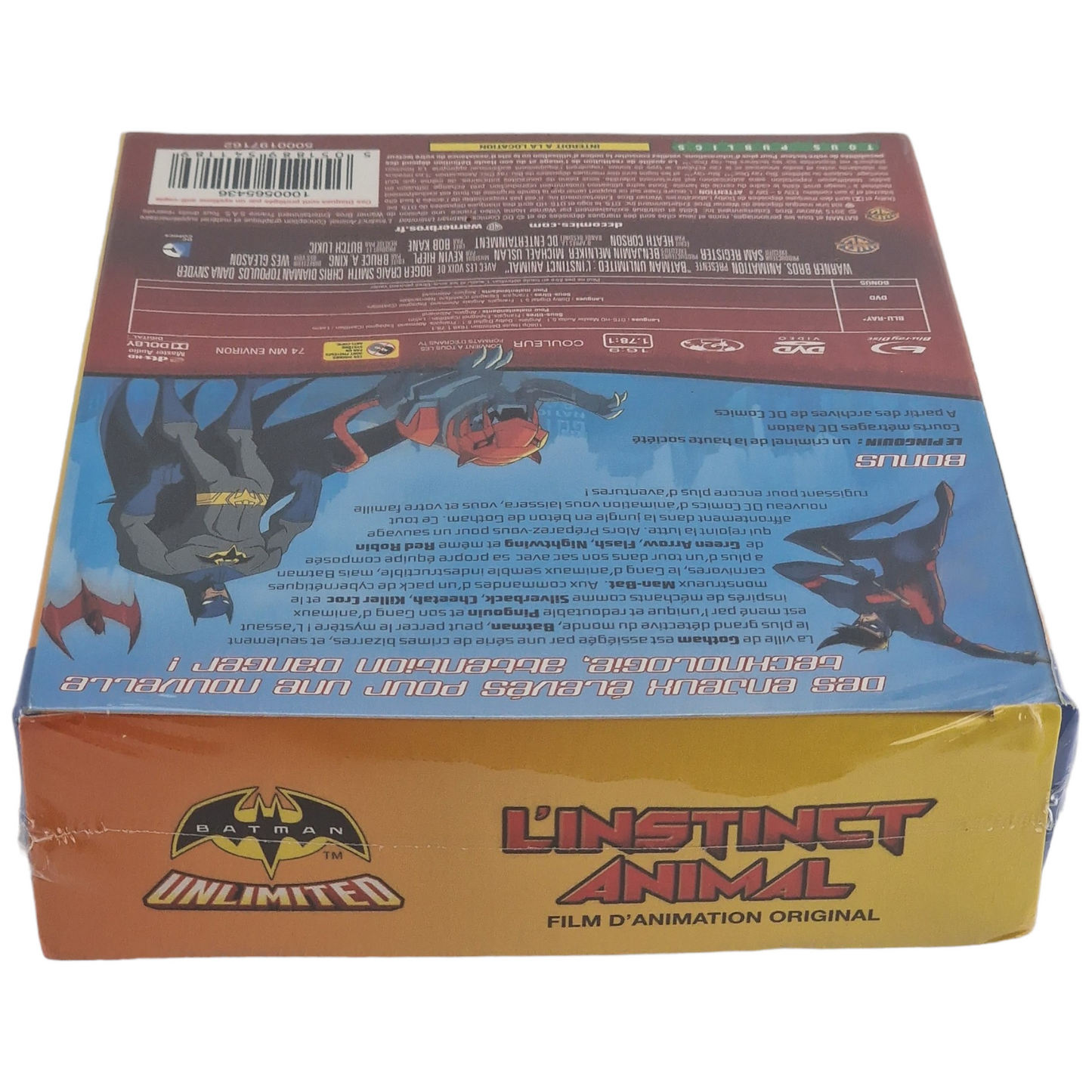 Batman Unlimited: L'instinct animal Blu-ray+DVD DigiPack Region Free Neuf 2015 Neuf