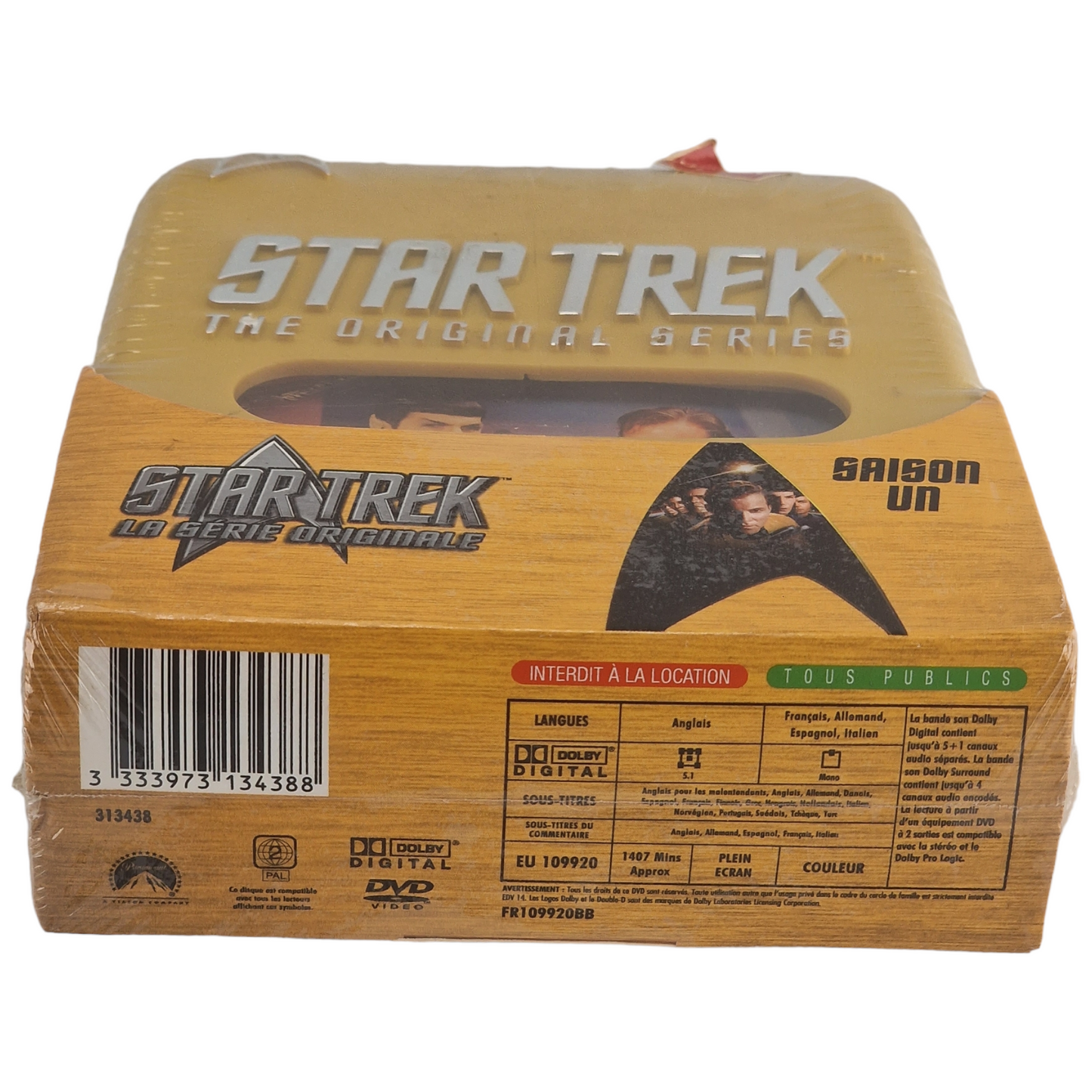Star Trek The Original Series -8 x DVD Coffret L'intégralité de la  saison 1