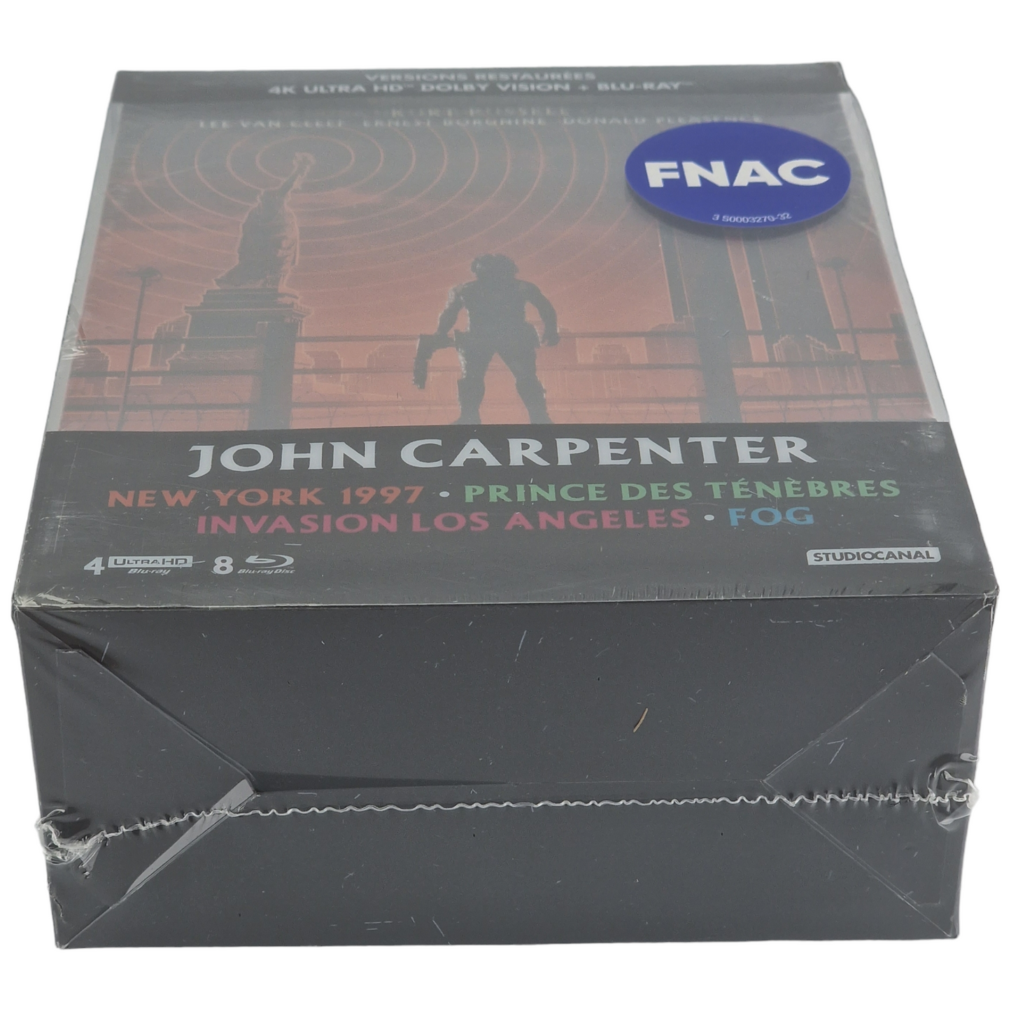 John Carpenter 4K Ultra HD + Blu-ray SteelBook Coffret 4 Films Region B Fnac