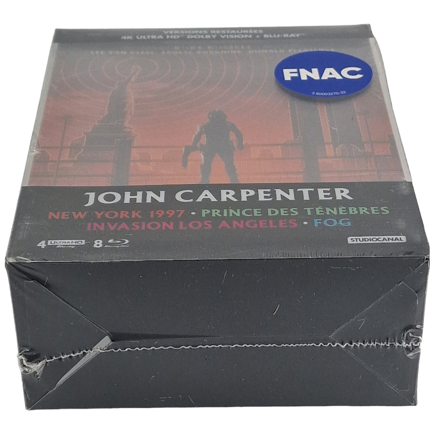 John Carpenter 4K Ultra HD + Blu-ray SteelBook Coffret 4 Films Region B Fnac