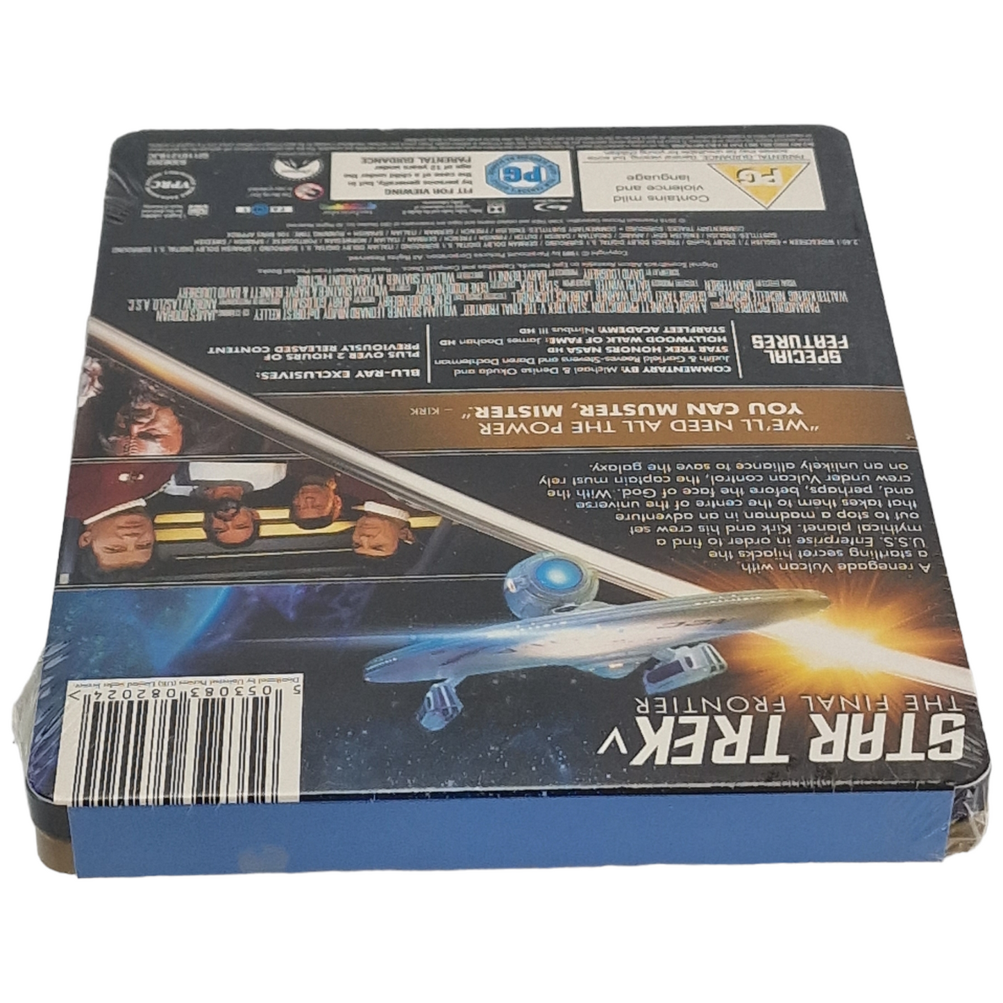 Star Trek IX : Insurrection Blu-ray SteelBook Débossé Édition limitée 2016 Zone B