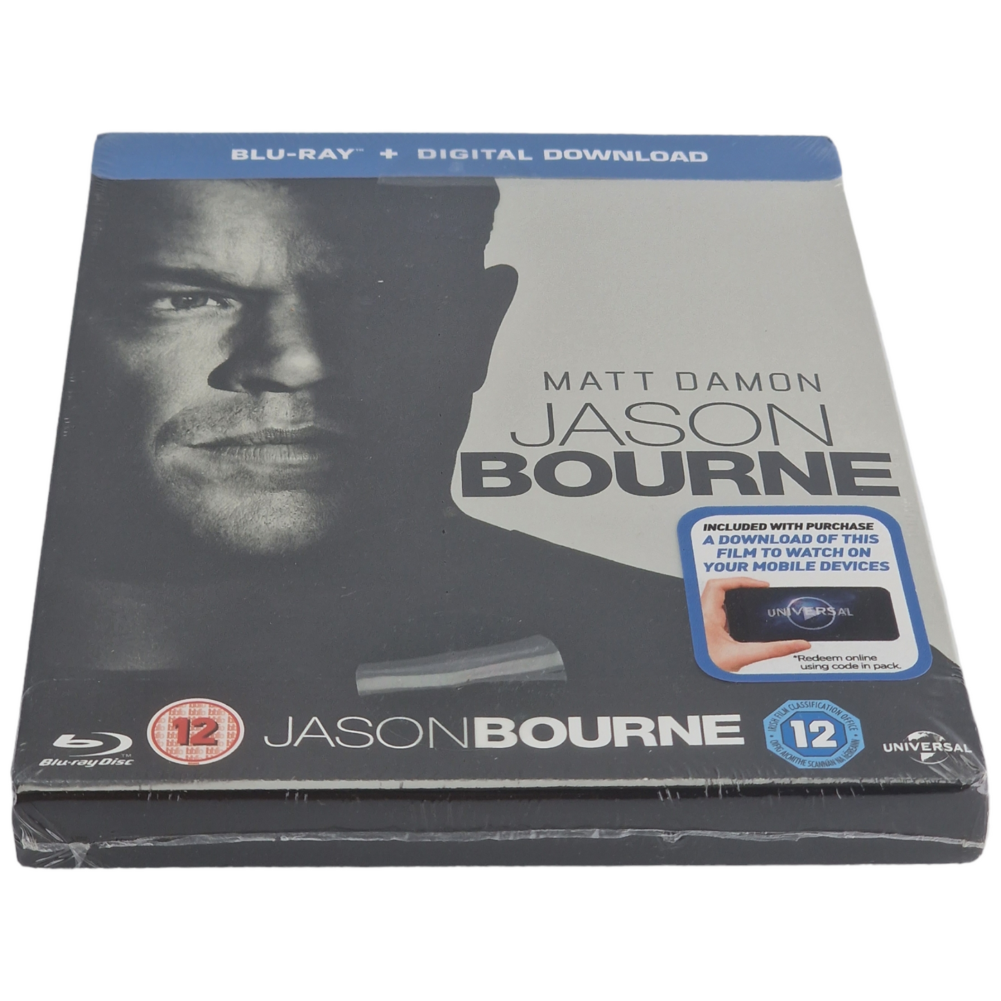 Jason Bourne Blu-ray SteelBook Édt Ltd 2016 : Matt Damon, Tommy Lee Jones Zone B