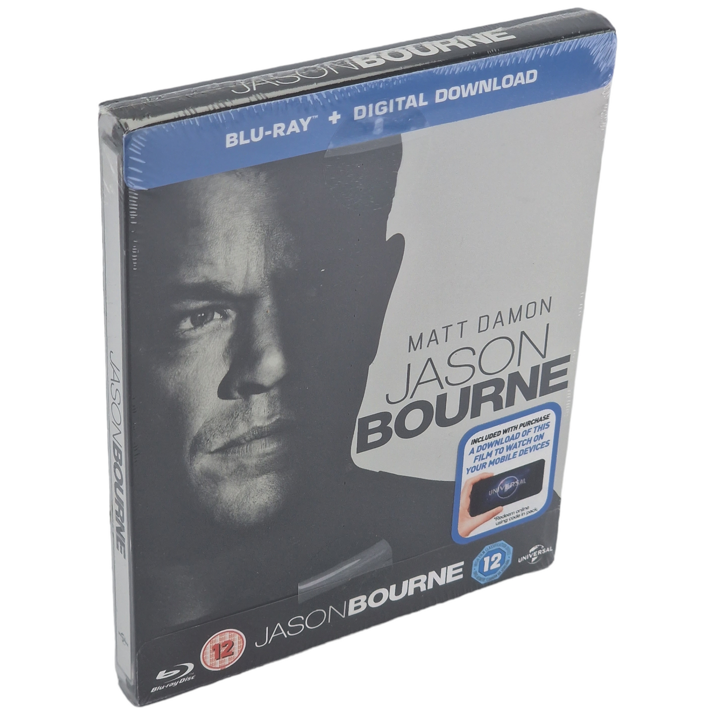 Jason Bourne Blu-ray SteelBook Édt Ltd 2016 : Matt Damon, Tommy Lee Jones Zone B