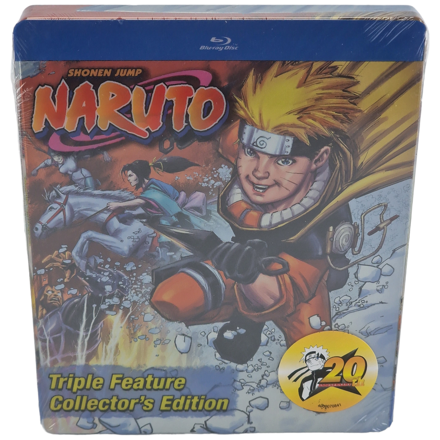 Naruto Triple Feature Collector's Edition 3 Films Blu-ray Steelbook Import Region A