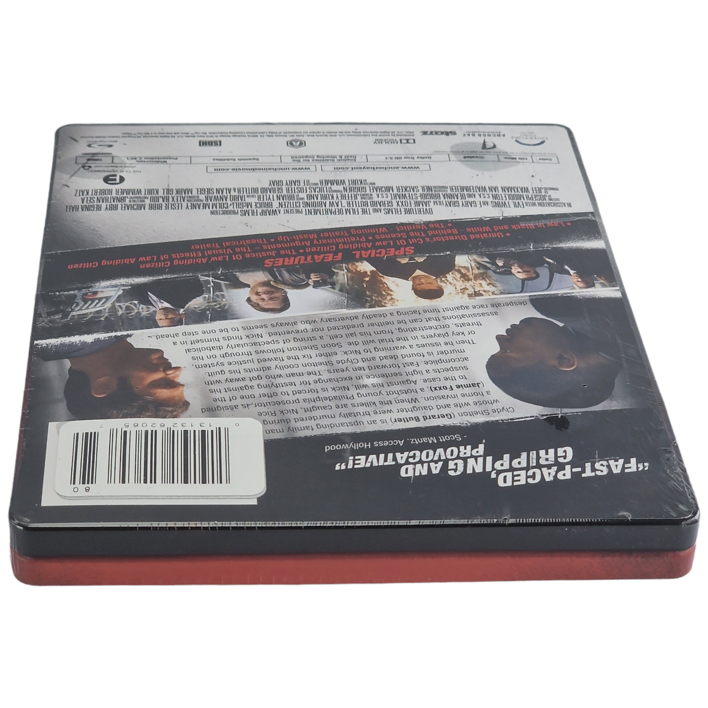 Que justice soit faite Blu-ray SteelBook edt lmt Jamie Foxx, Gerard Butler Zone A