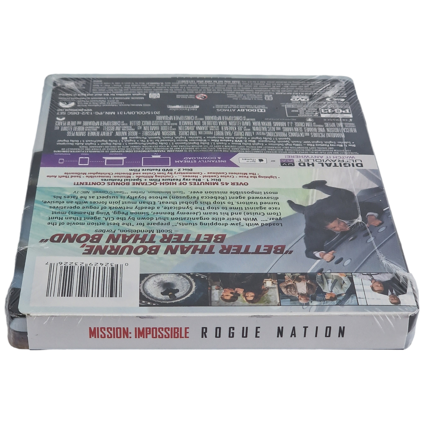 Mission: Impossible - Rogue Nation Blu-ray SteelBook DVD +  Blu-ray  Zone A