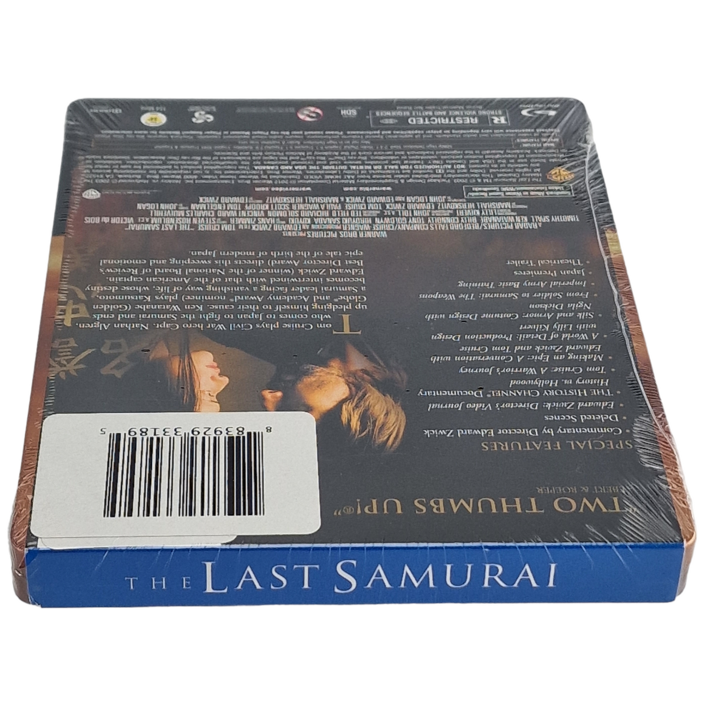 Le dernier samouraï 2003 Blu-ray SteelBook edt LtdTom Cruise 2013 Zone Libre