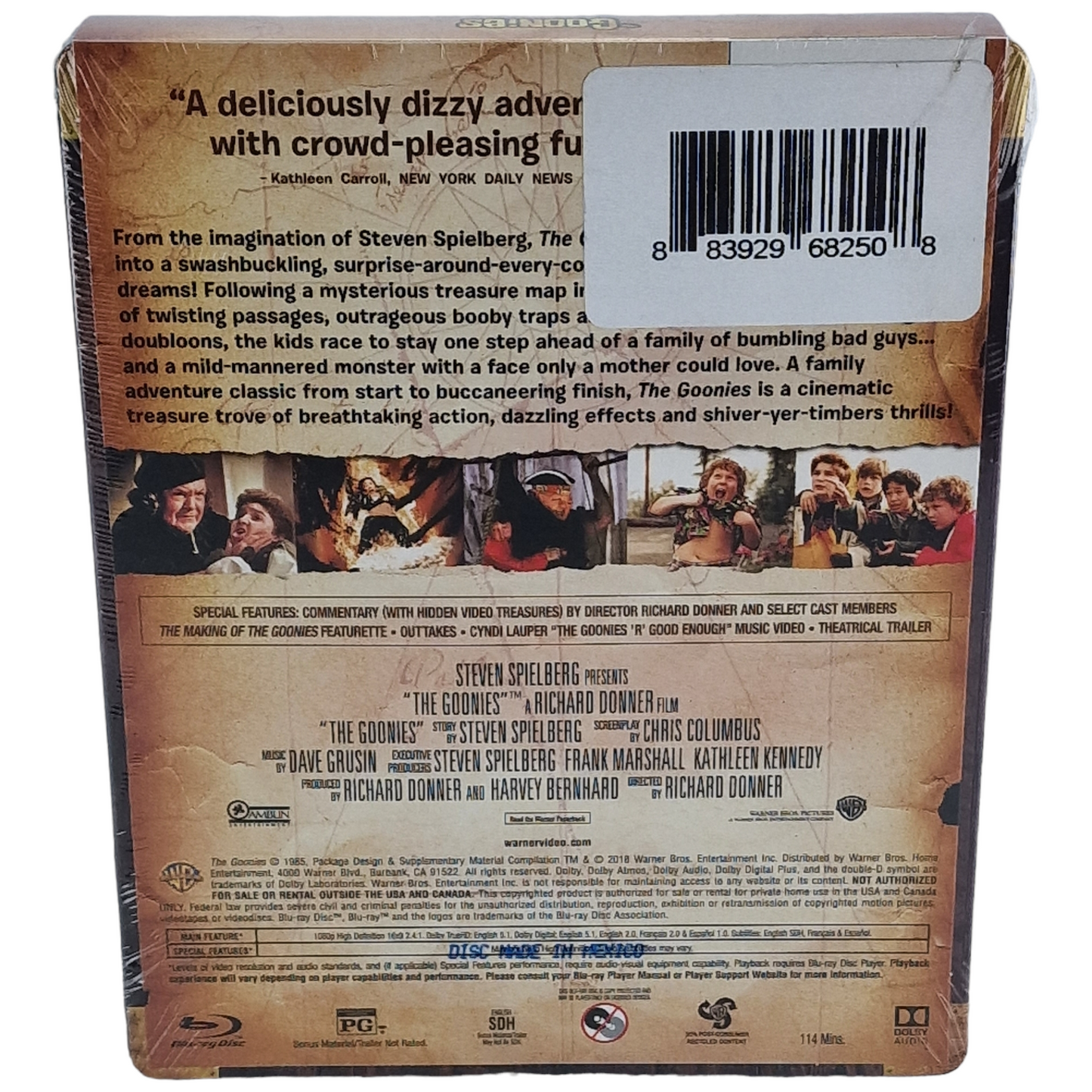 Les Goonies 1985 Blu-ray SteelBook Steven Spielberg 2018 Zone A