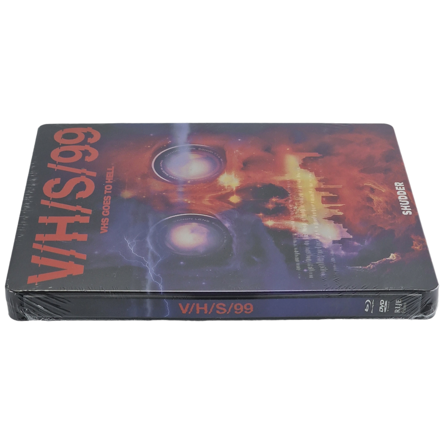 V/H/S/99 Blu-ray SteelBook Blu-ray + DVD 2023 Flying Lotus Zone A
