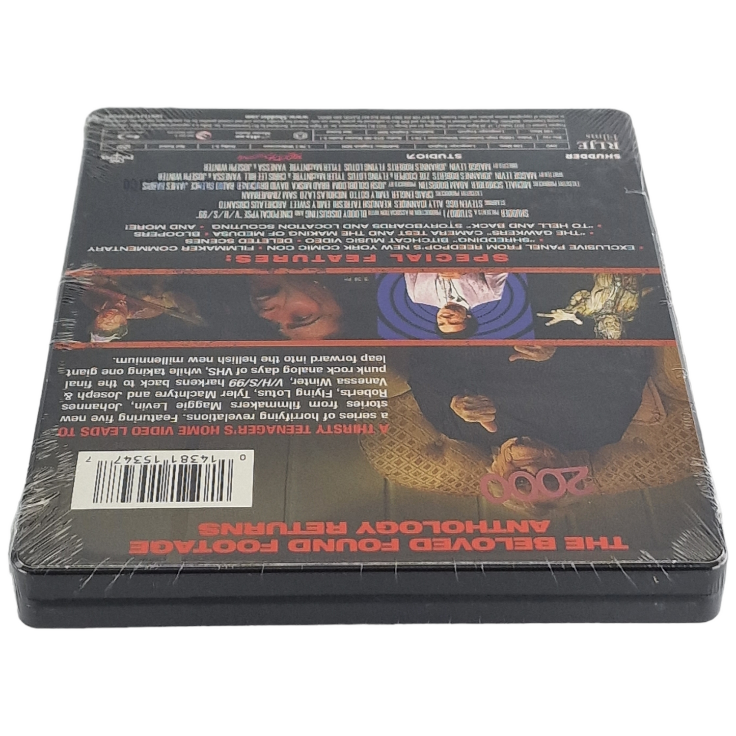 V/H/S/99 Blu-ray SteelBook Blu-ray + DVD 2023 Flying Lotus Zone A