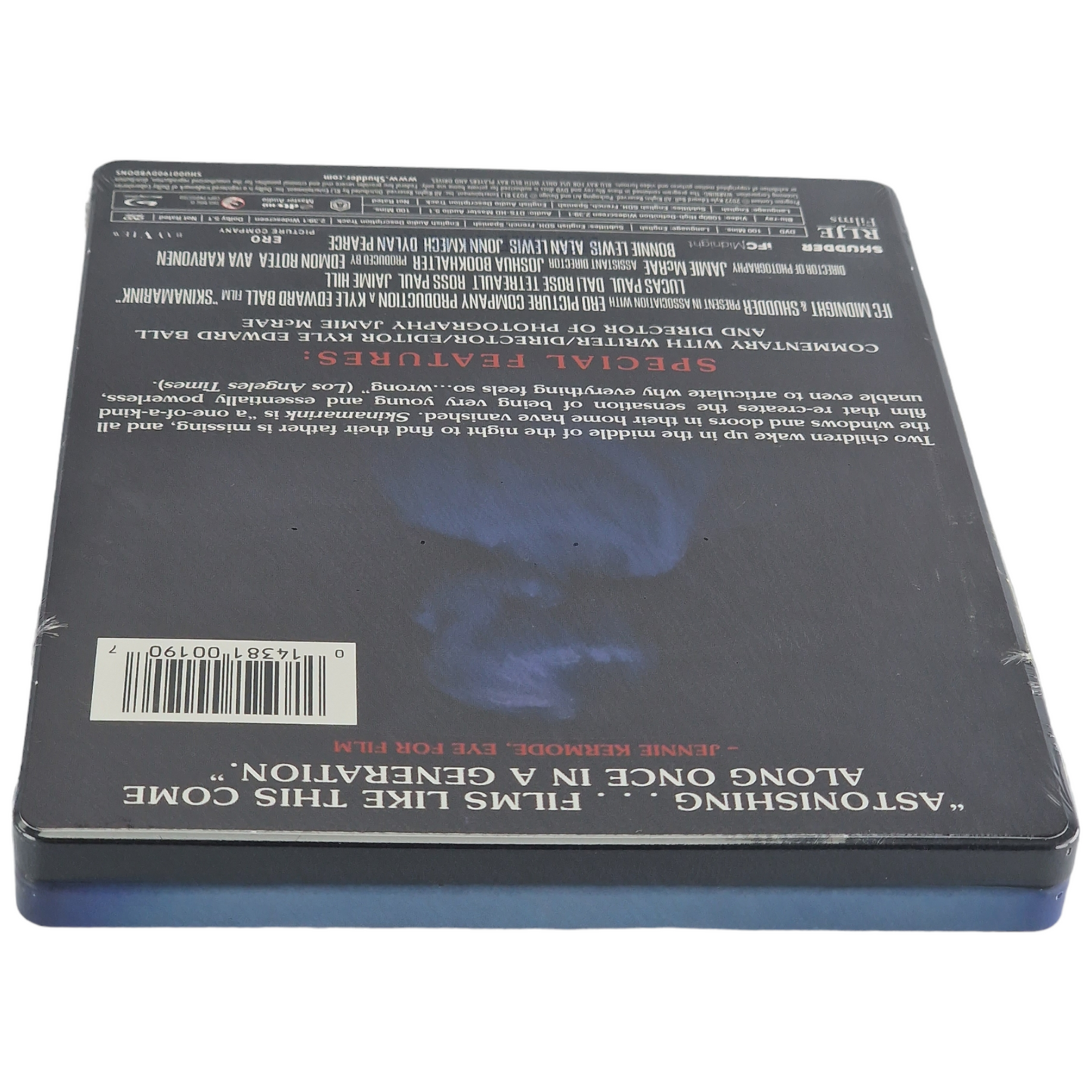 Skinamarink Blu-ray SteelBook Blu-ray + DVD 2023 Dylan Pearce Zone A