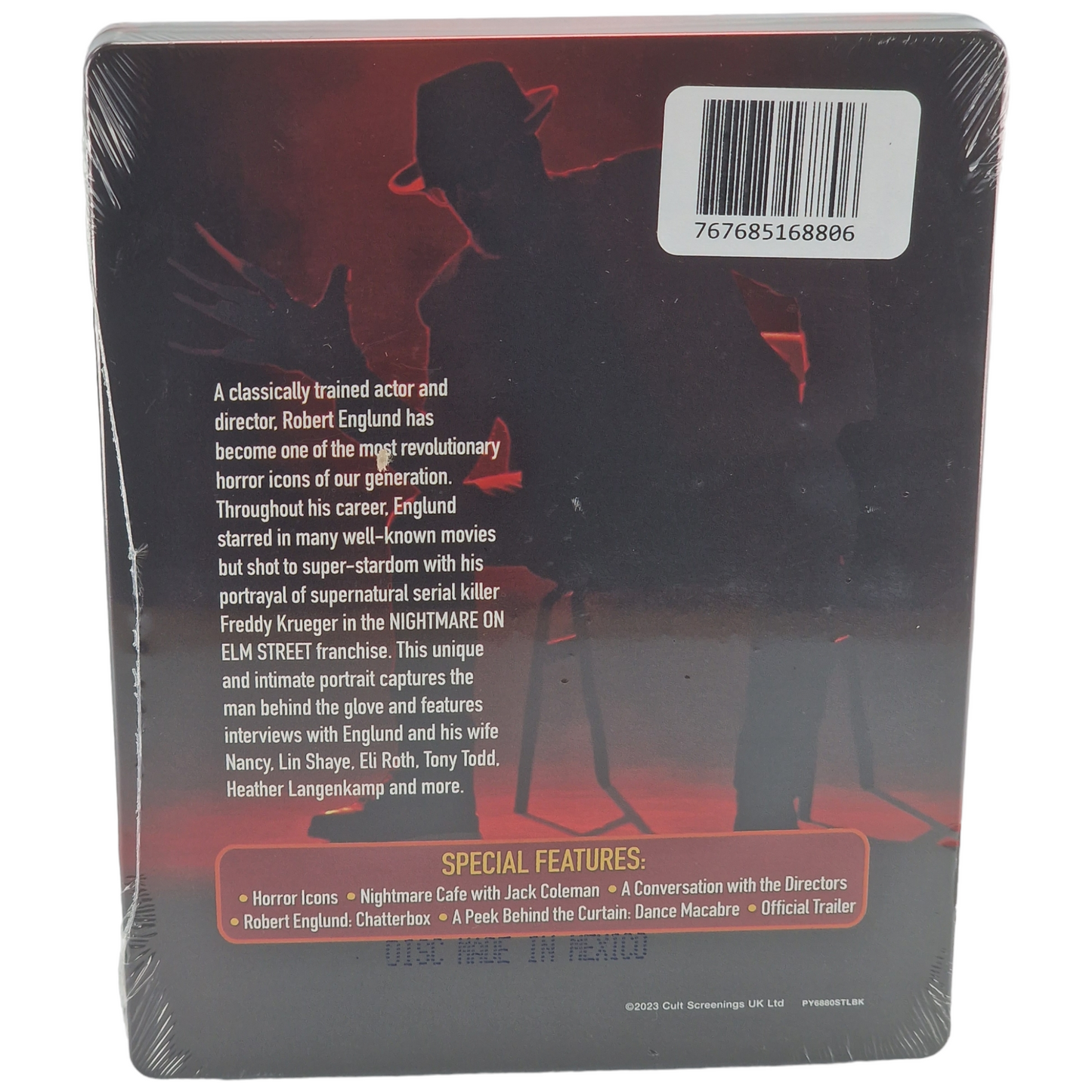 Hollywood Dreams and Nightmares SteelBook Blu-ray The Robert Englund Stor Zone A