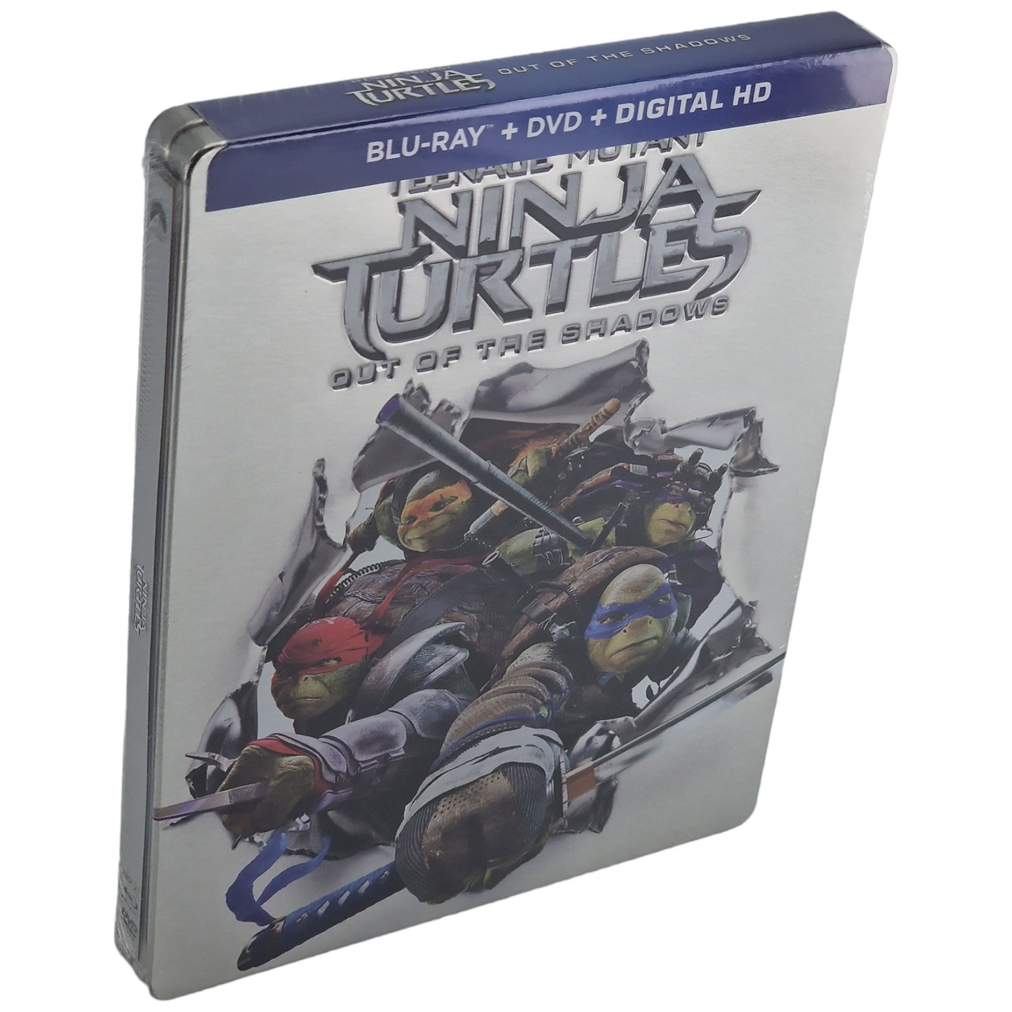 Tortues Ninja Mutantes:De l'ombre à la lumière SteelBook Débossé Blu-ray + DVD