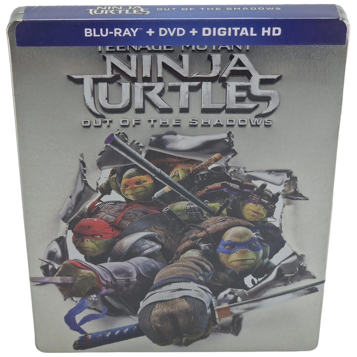 Tortues Ninja Mutantes:De l'ombre à la lumière SteelBook Débossé Blu-ray + DVD