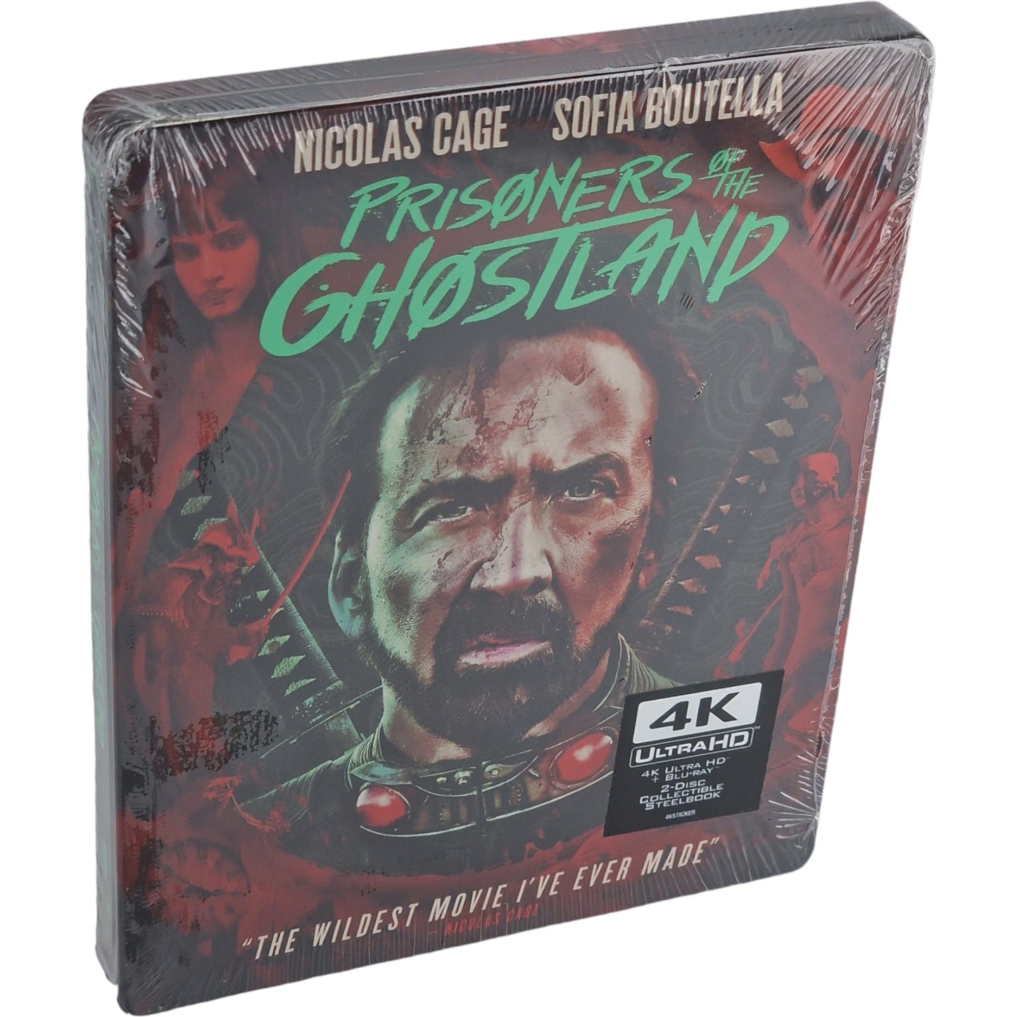 Prisoners of the Ghostland 4K Ultra HD + Blu-ray SteelBook Nicolas Cage A