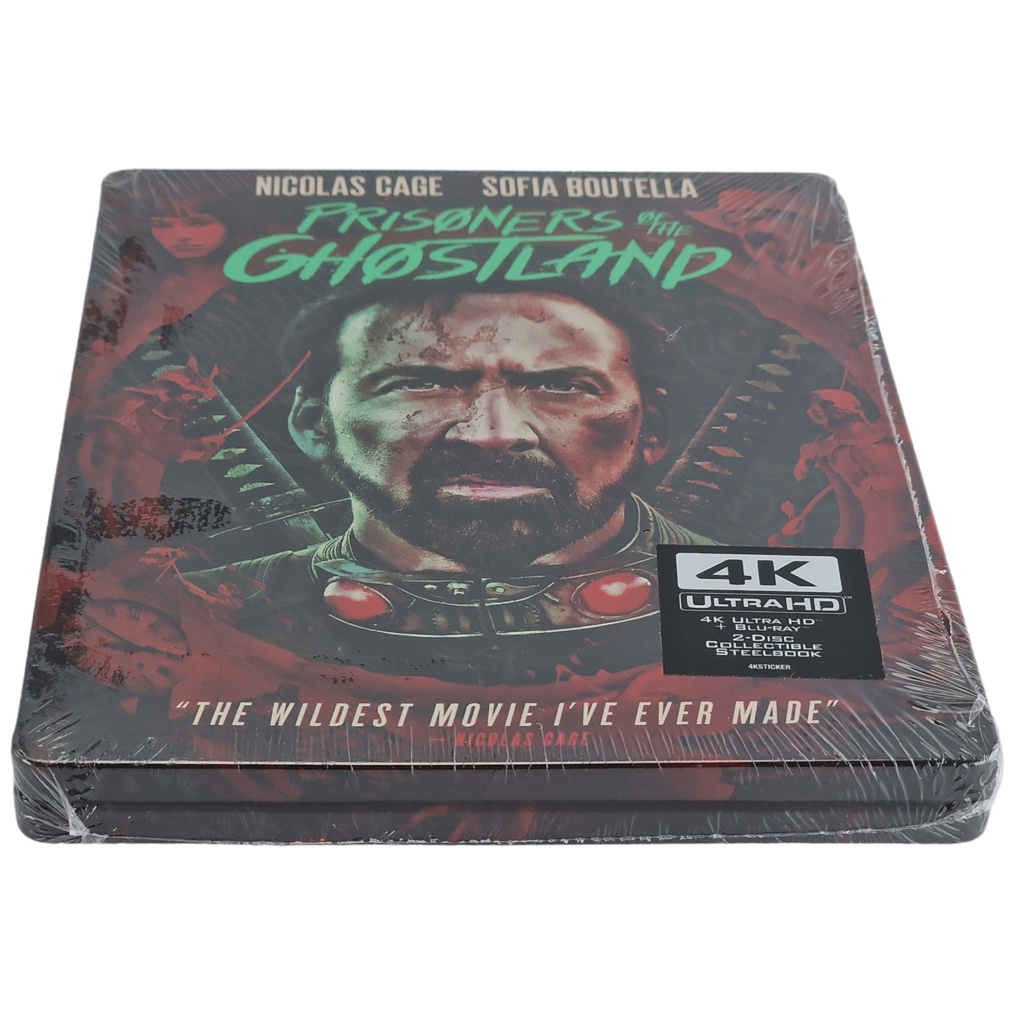 Prisoners of the Ghostland 4K Ultra HD + Blu-ray SteelBook Nicolas Cage A