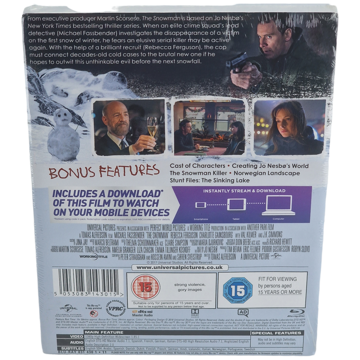 Le Bonhomme de neige Blu-ray + Digital Steelbook édition Limitée 2018 Region B