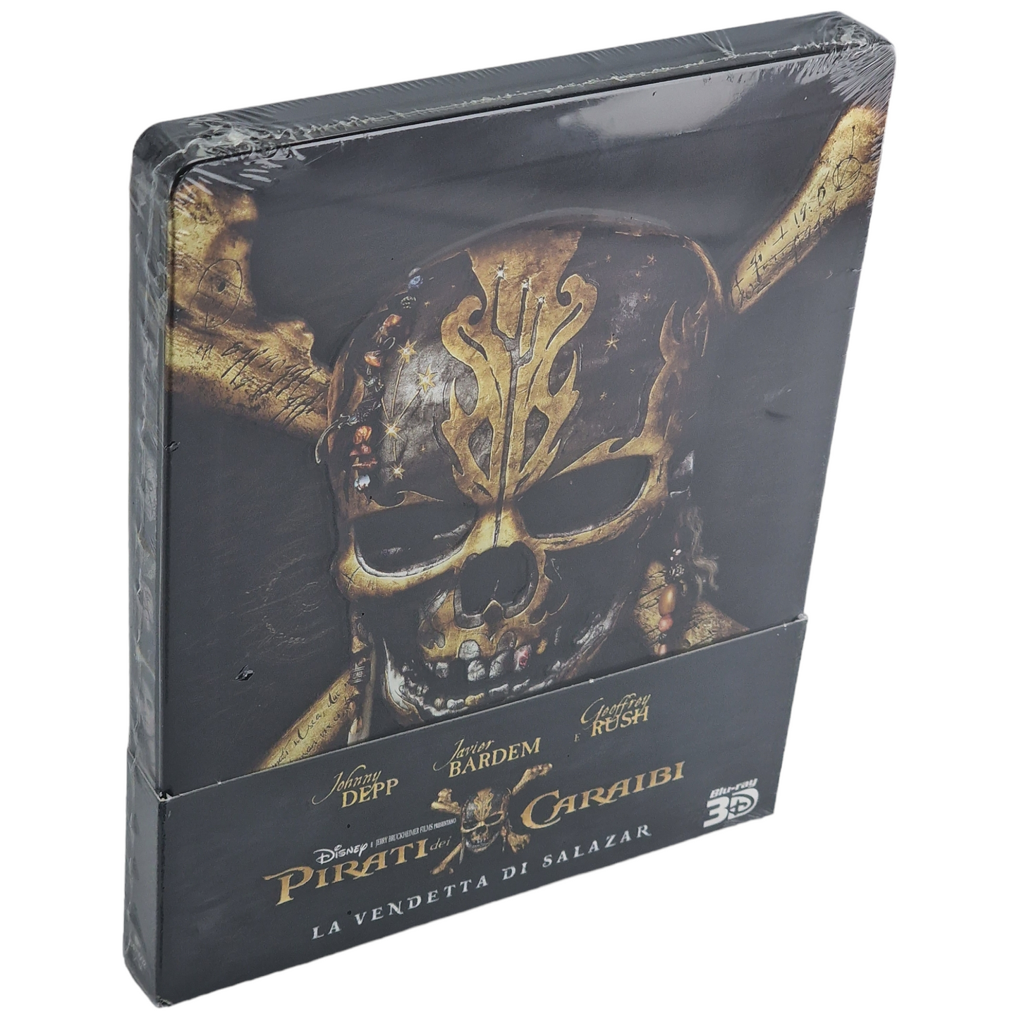 Pirates des Caraïbes : La revanche de Salazar Blu-ray 3D+ 2D Steelbook Débossé