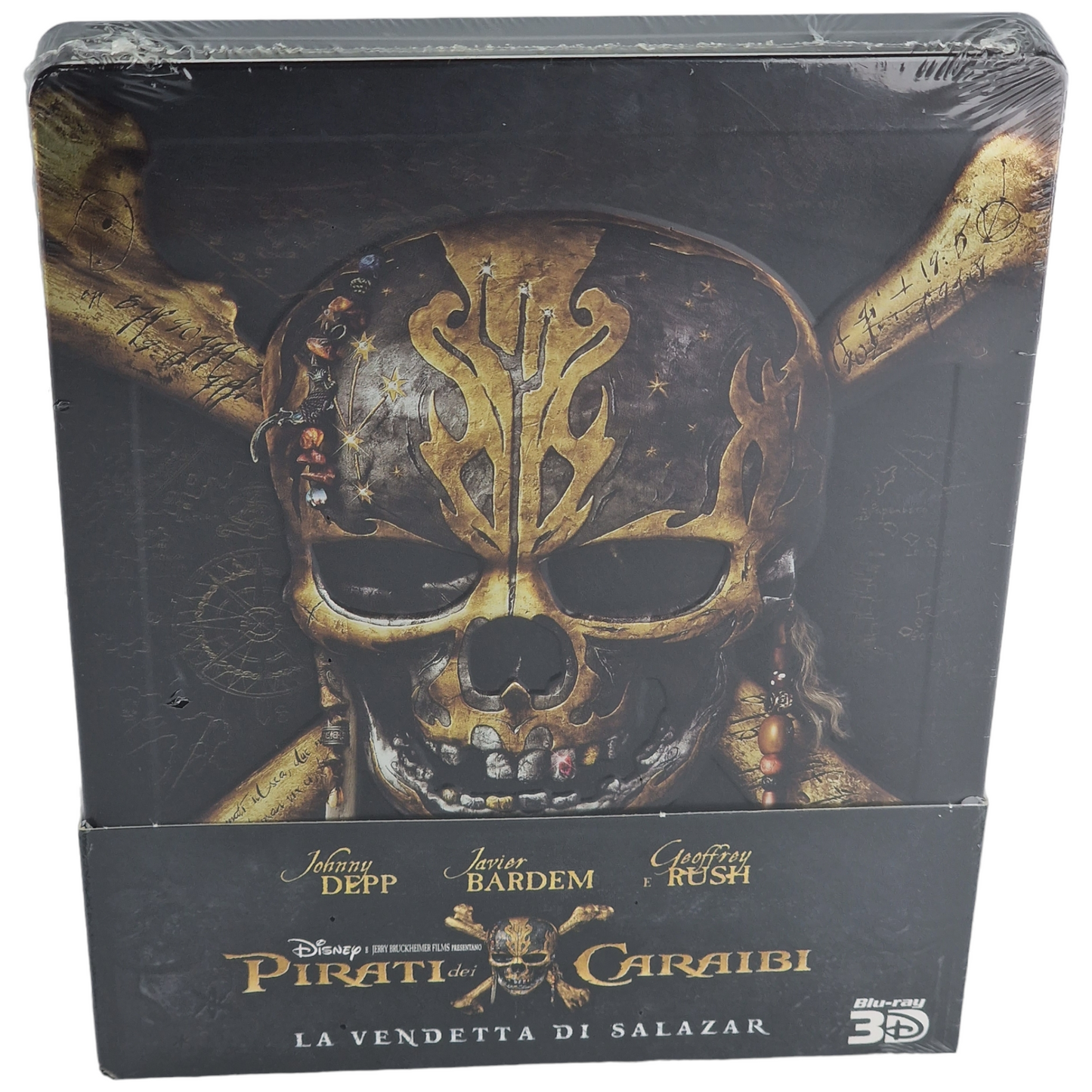 Pirates des Caraïbes : La revanche de Salazar Blu-ray 3D+ 2D Steelbook Débossé