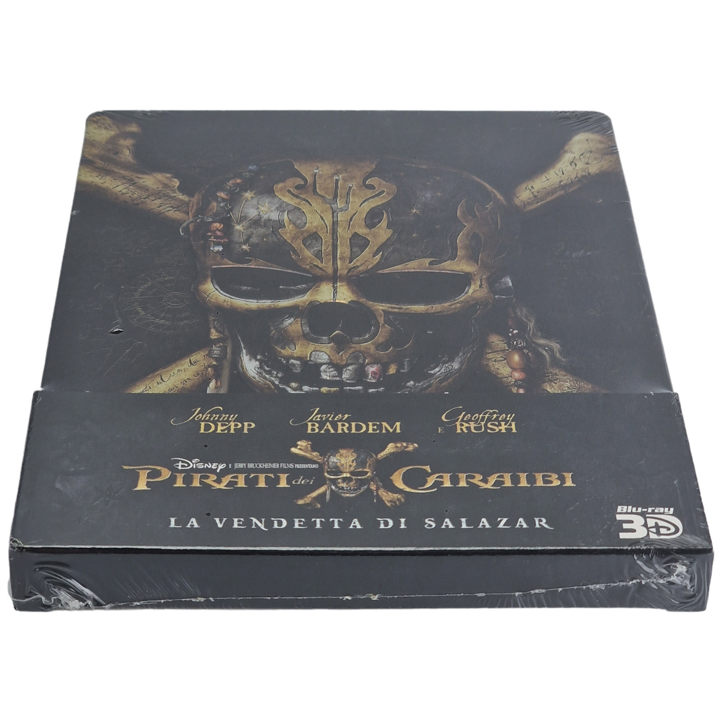 Pirates des Caraïbes : La revanche de Salazar Blu-ray 3D+ 2D Steelbook Débossé