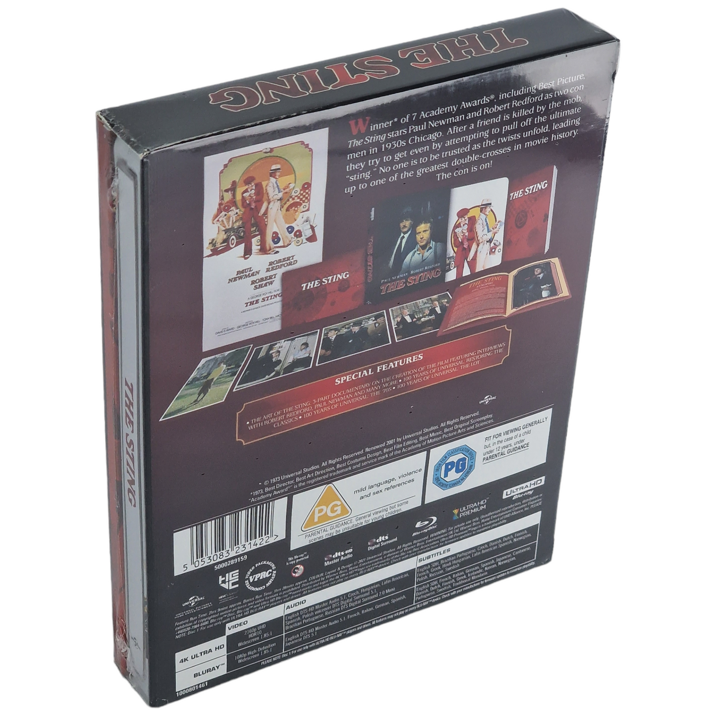 The Sting 4K Ultra HD + Blu-ray SteelBook collector Ltd Zavvi Exclusive Zone B