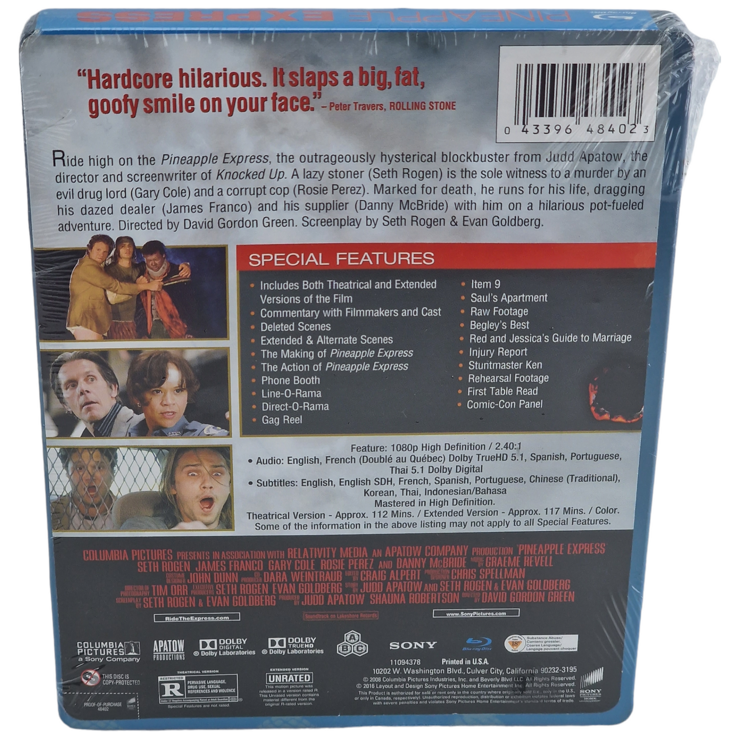 Délire Express Blu-ray SteelBook Stephen King 2016 James Franco Seth Rogen Libre
