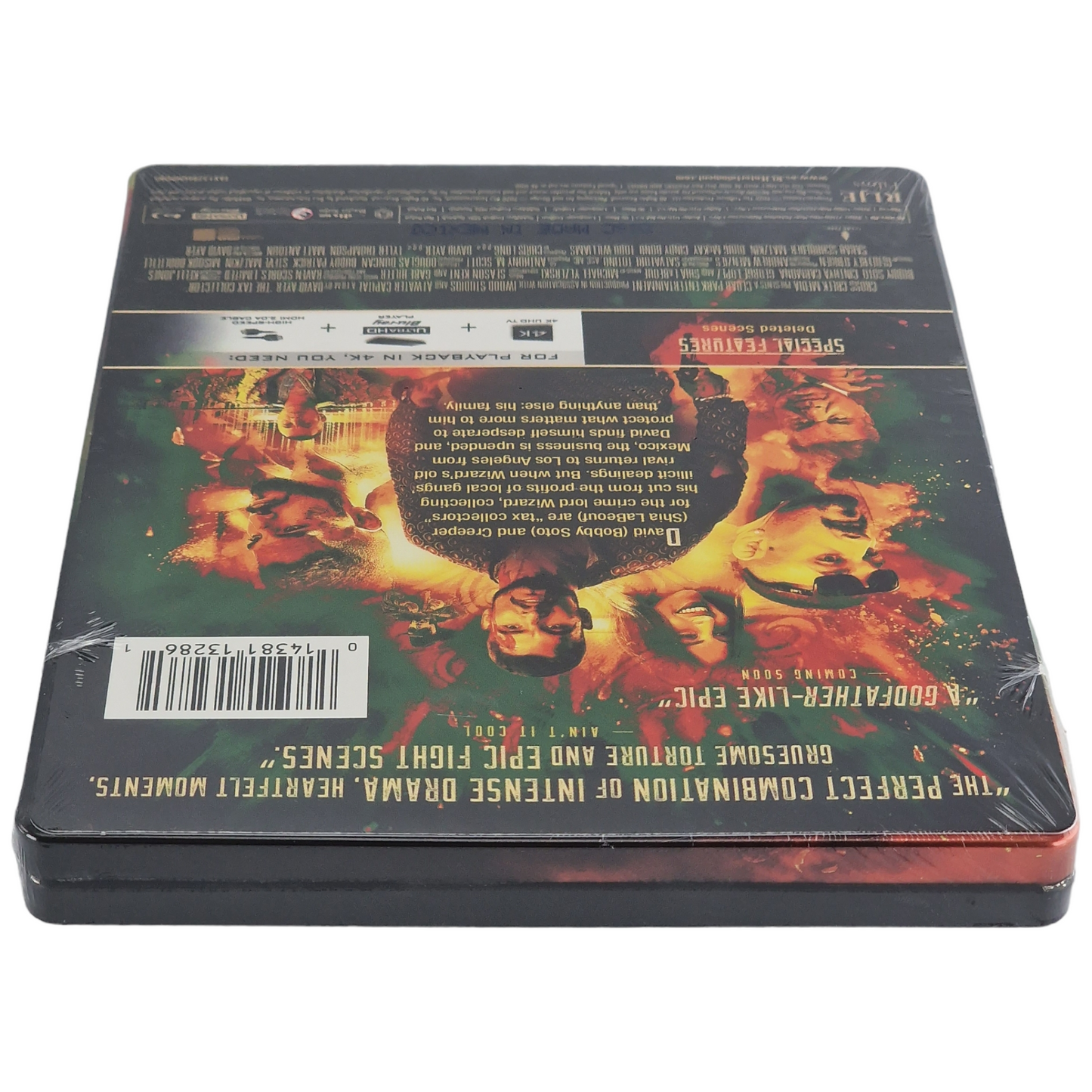 The Tax Collector 4K Ultra HD + Blu-ray SteelBook Shia LaBeouf 2020 Zone A