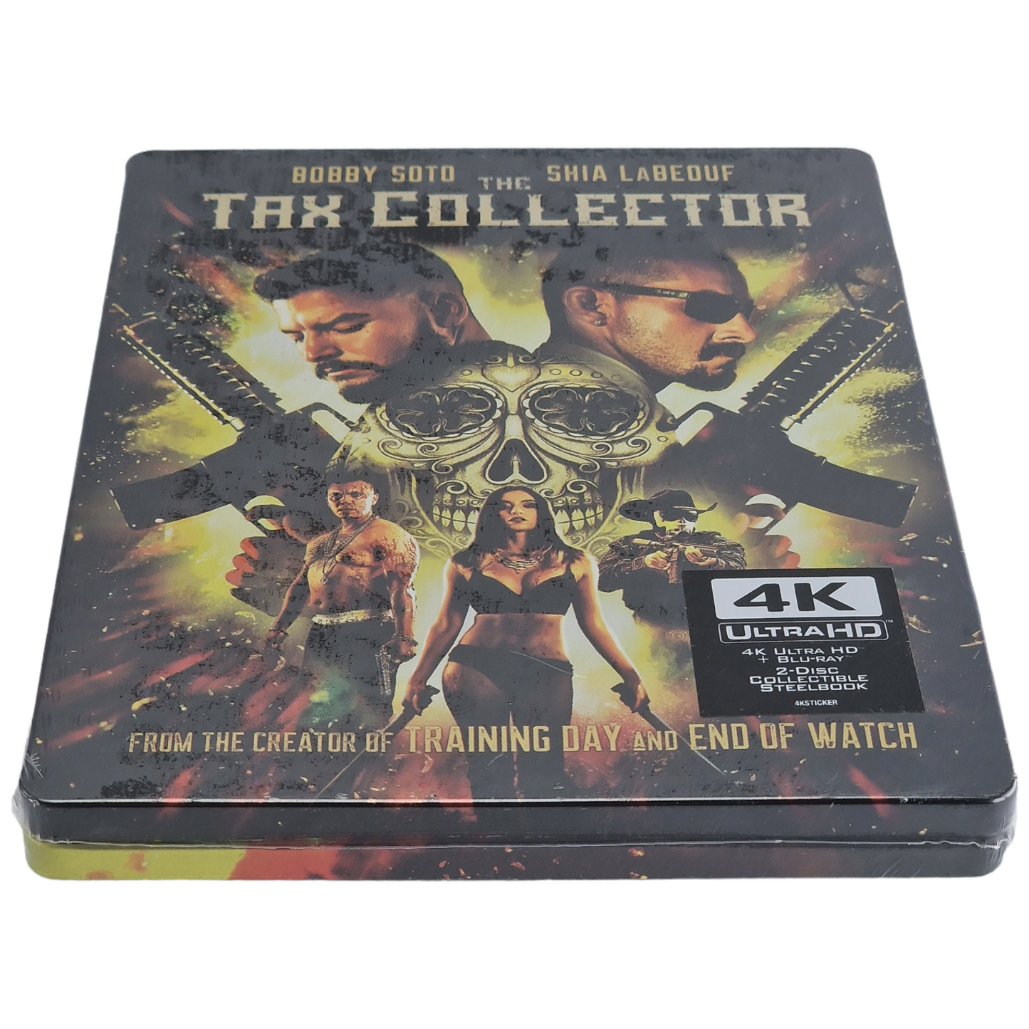 The Tax Collector 4K Ultra HD + Blu-ray SteelBook Shia LaBeouf 2020 Zone A