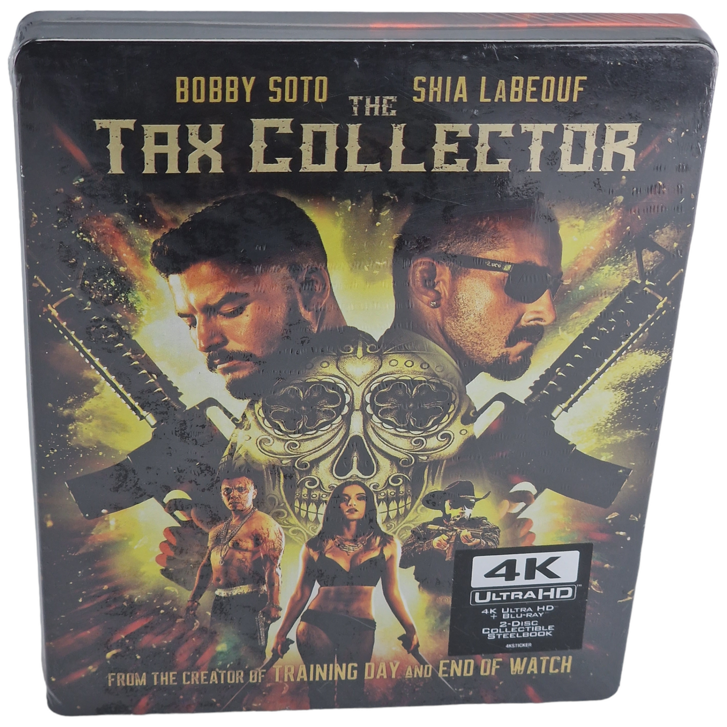 The Tax Collector 4K Ultra HD + Blu-ray SteelBook Shia LaBeouf 2020 Zone A