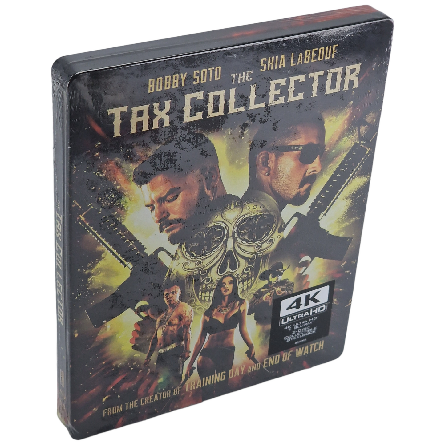The Tax Collector 4K Ultra HD + Blu-ray SteelBook Shia LaBeouf 2020 Zone A