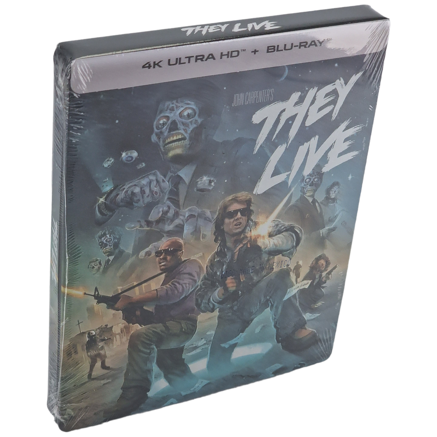 Invasion Los Angeles " They Live" SteelBook 4K Ultra HD + Blu-ray Carpenter A