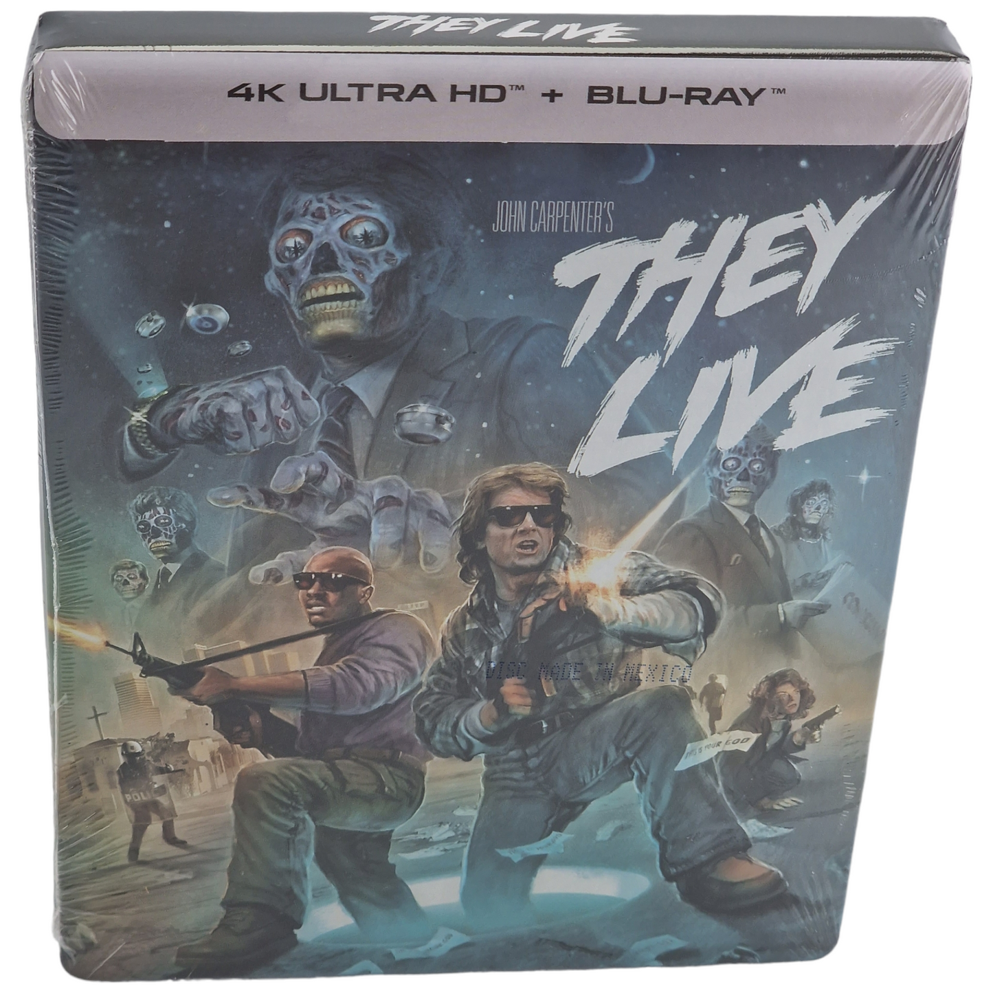 Invasion Los Angeles " They Live" SteelBook 4K Ultra HD + Blu-ray Carpenter A