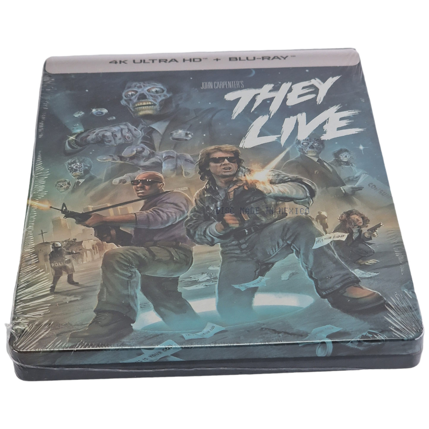 Invasion Los Angeles " They Live" SteelBook 4K Ultra HD + Blu-ray Carpenter A