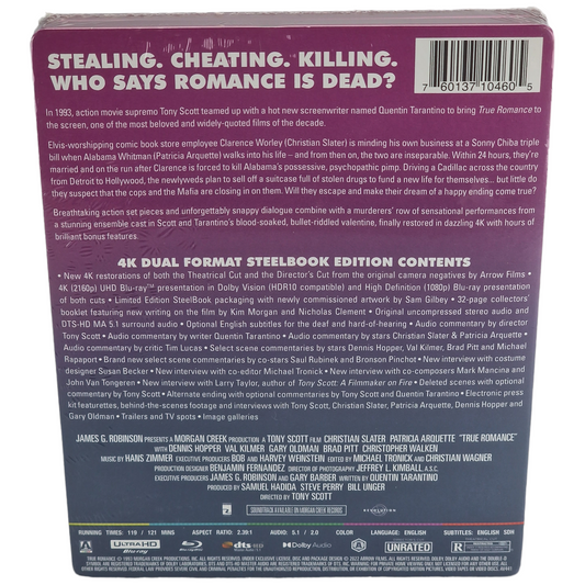 True Romance – SteelBook 4K Ultra HD + Blu-ray – visuel 3
