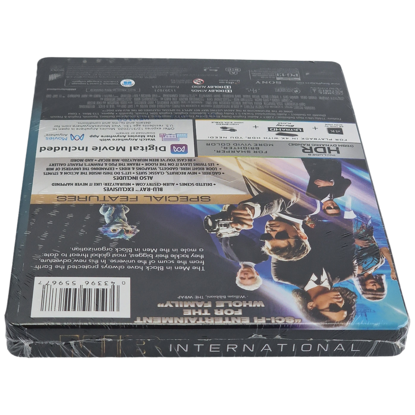 Men in Black : International 4K Ultra HD + Blu-ray + Digital HD SteelBook Libre