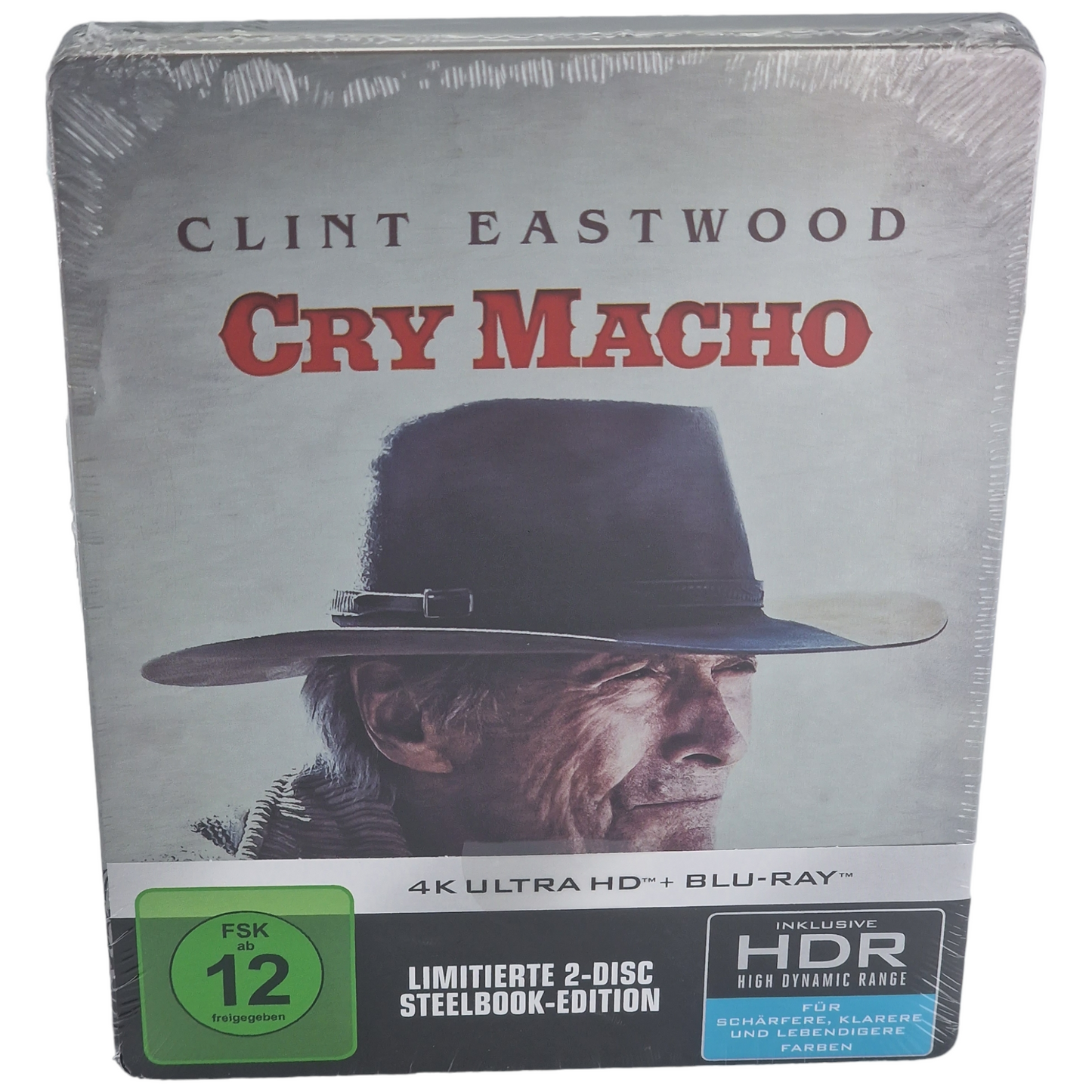 Cry Macho Clint Eastwood 4K Ultra HD Blu-ray + Blu-ray Steelbook 2021 Region B