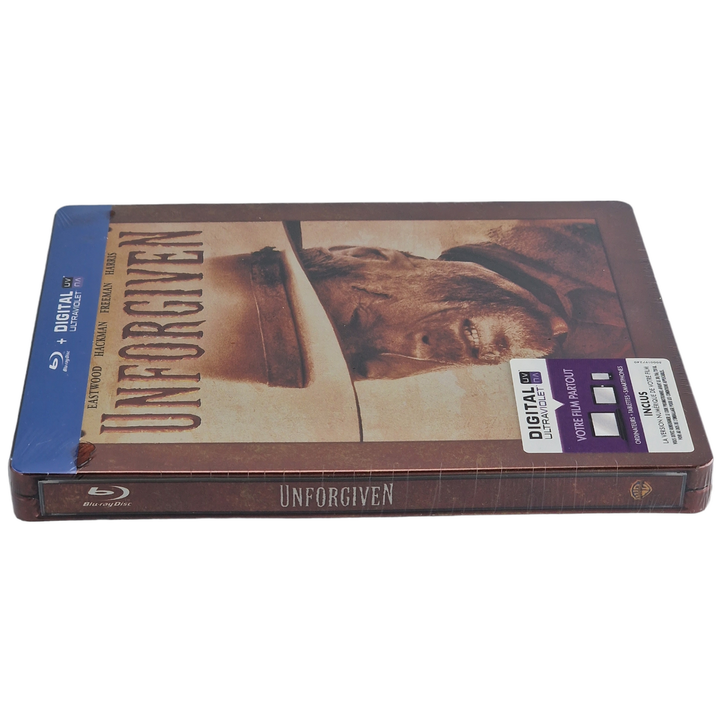 Impitoyable Clint Eastwood Unforgiven Blu-ray SteelBook Débossé Édt Ltd Libre