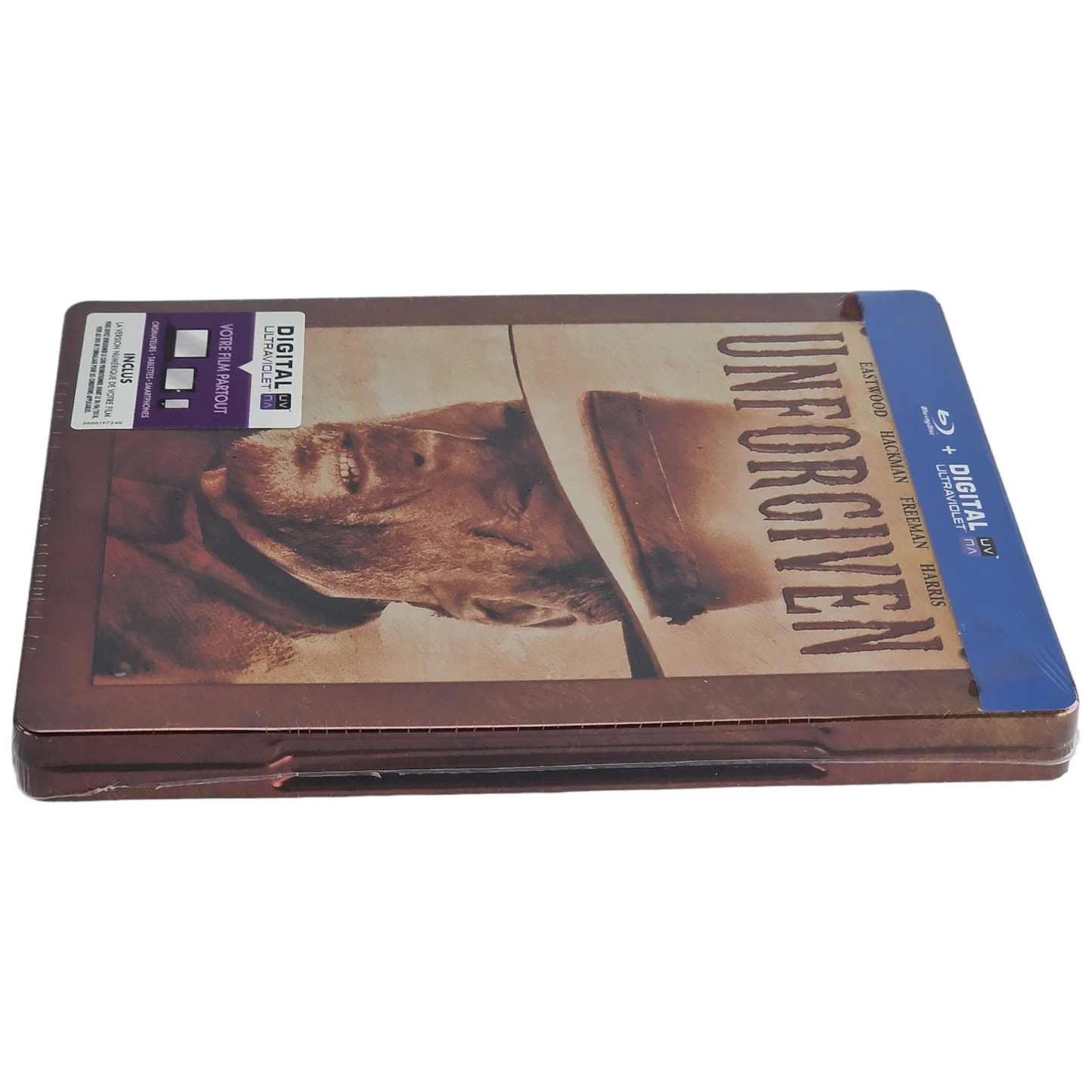 Impitoyable Clint Eastwood Unforgiven Blu-ray SteelBook Débossé Édt Ltd Libre