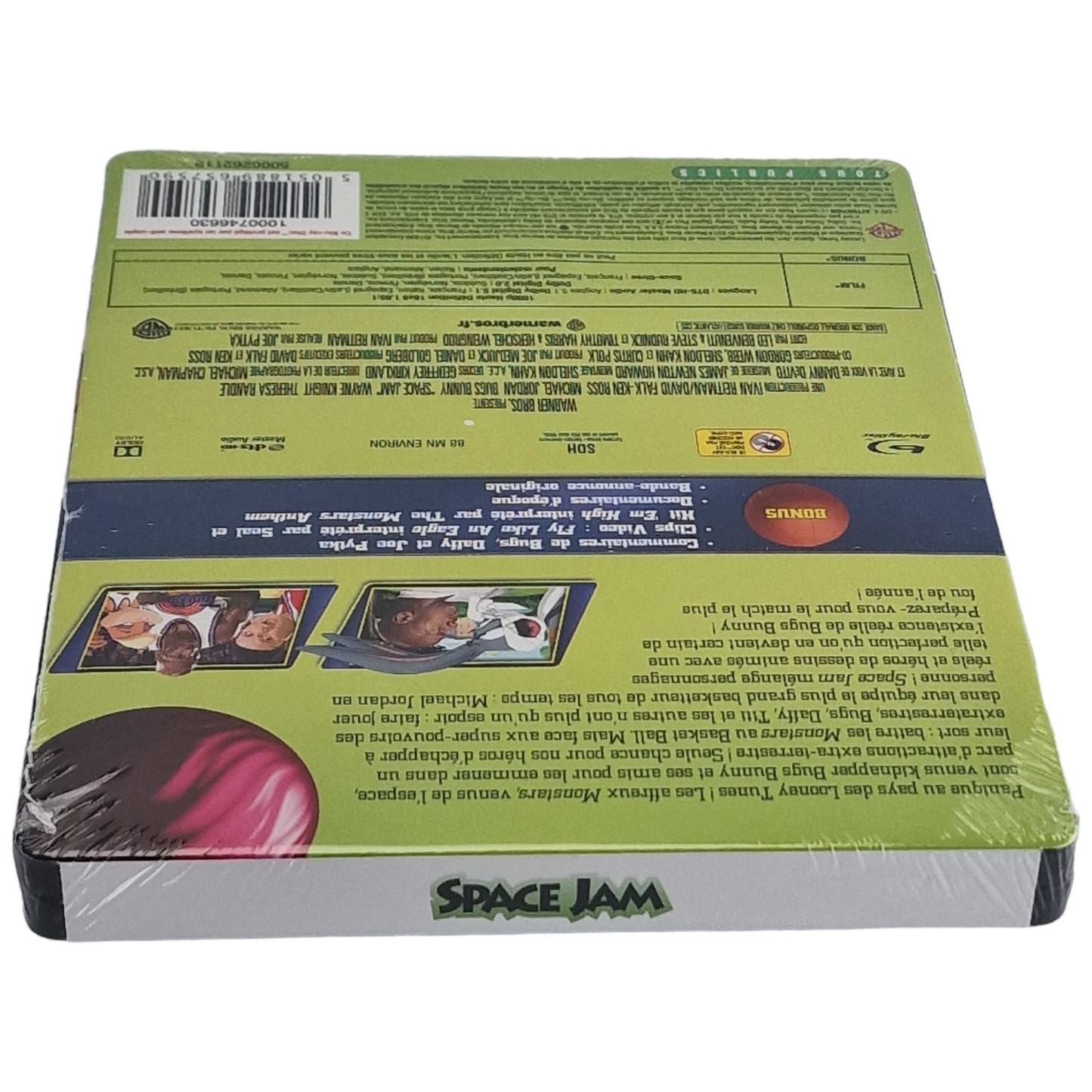 Space Jam 1996 Michael Jordan Blu-ray SteelBook édition Fnac 2019 Region B