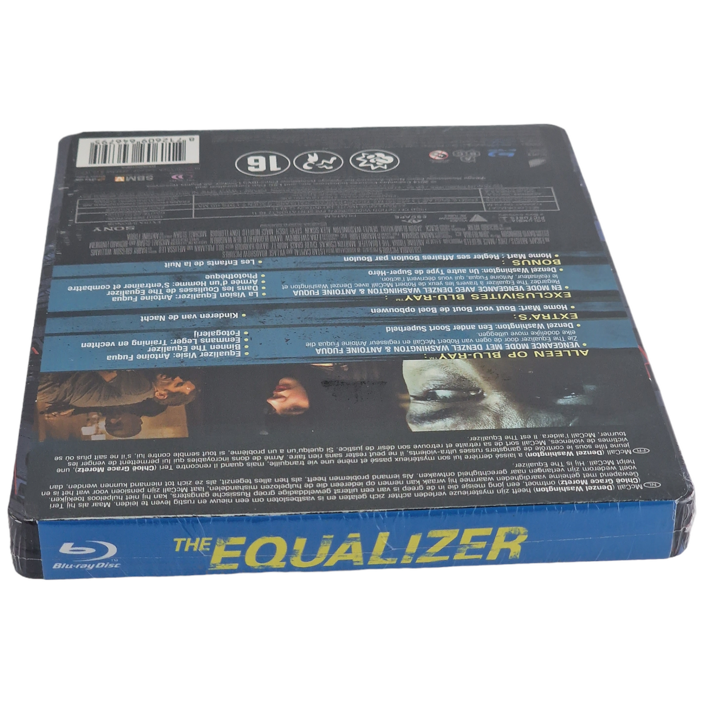 The Equalizer Blu-ray Steelbook Pop Art Denzel Washington Fnac 2015 Region B