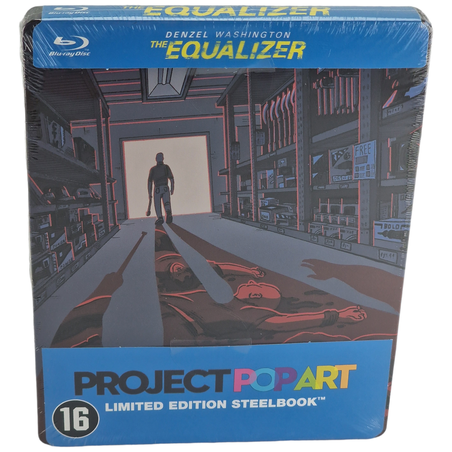 The Equalizer Blu-ray Steelbook Pop Art Denzel Washington Fnac 2015 Region B