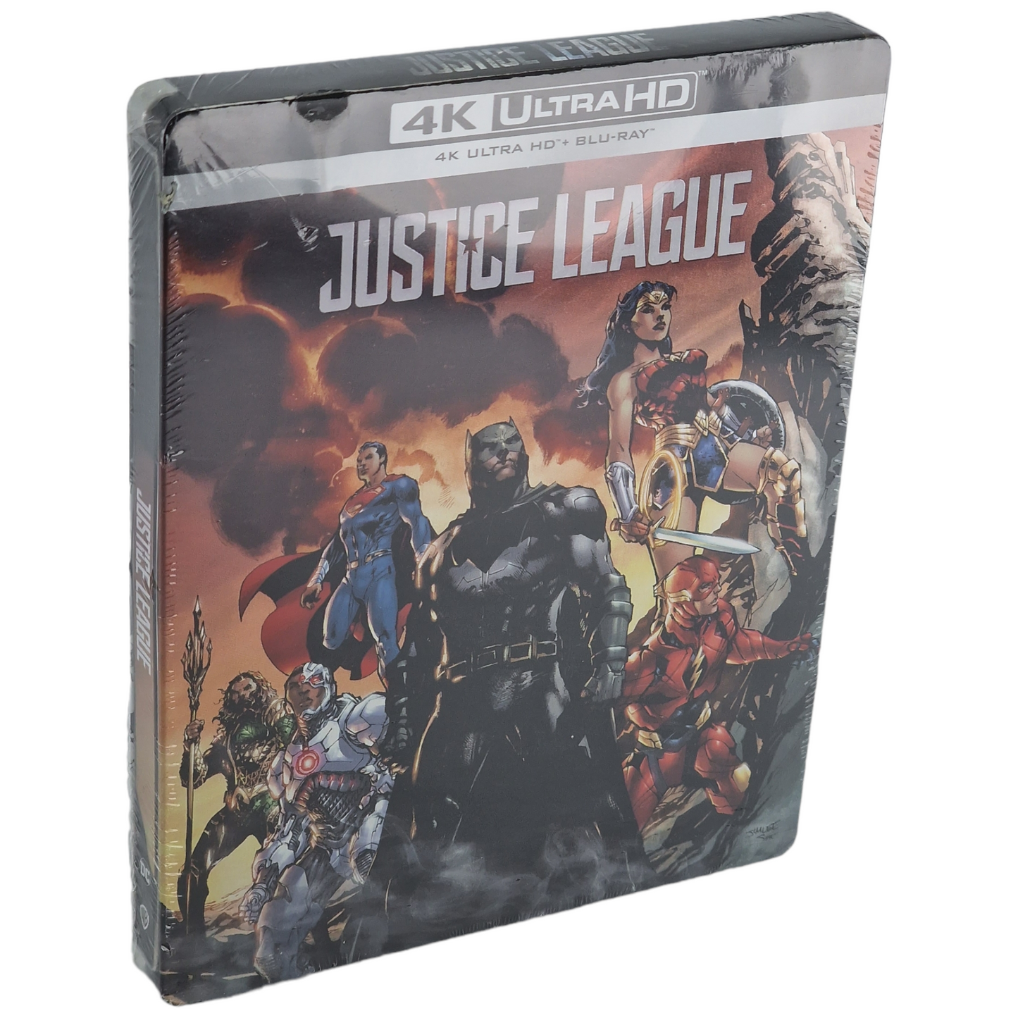 Justice League Zack Snyder 4K Ultra HD + Blu-ray SteelBook Ben Affleck Zone B