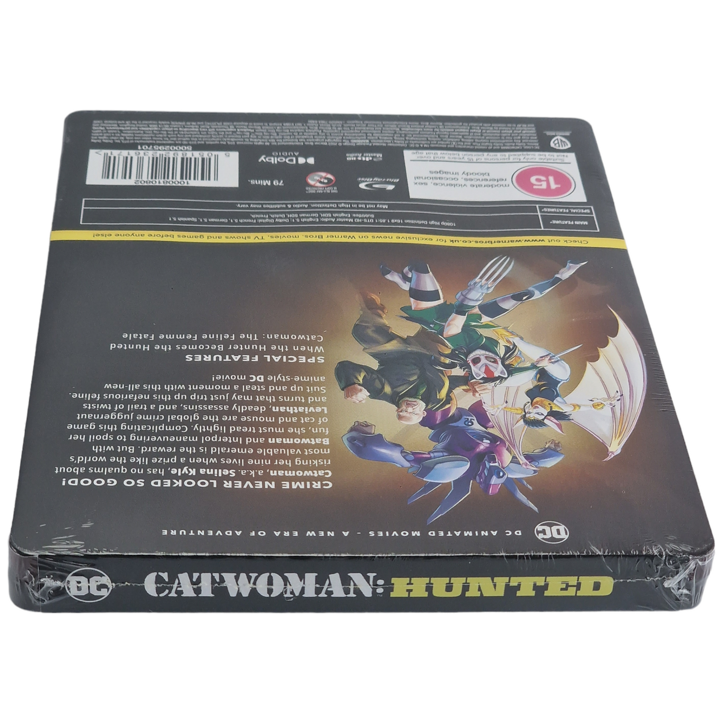 Catwoman : Hunted Blu-ray SteelBook Zavvi Shinsuke Terasawa Warner Bros.2022 B