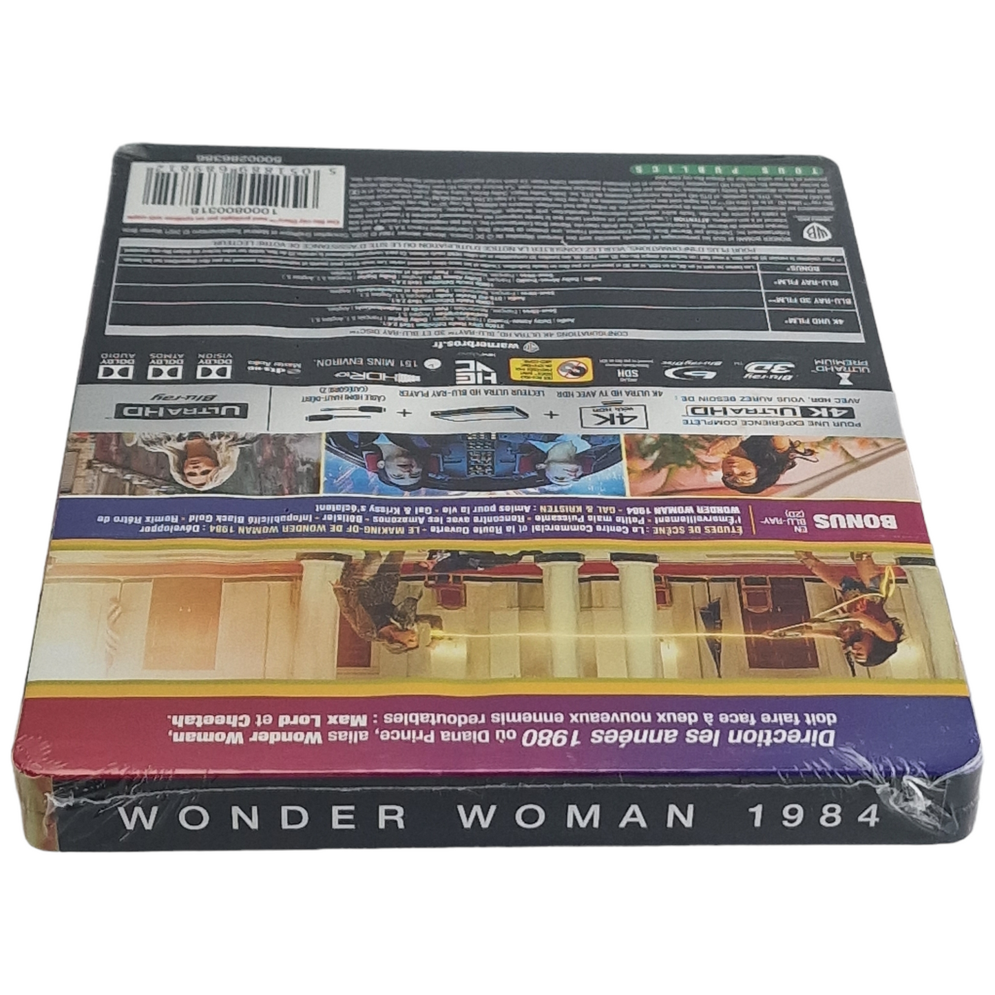 Wonder Woman 1984 4K Ultra HD + Blu-ray 3D + Blu-ray SteelBook 2021 Zone Libre