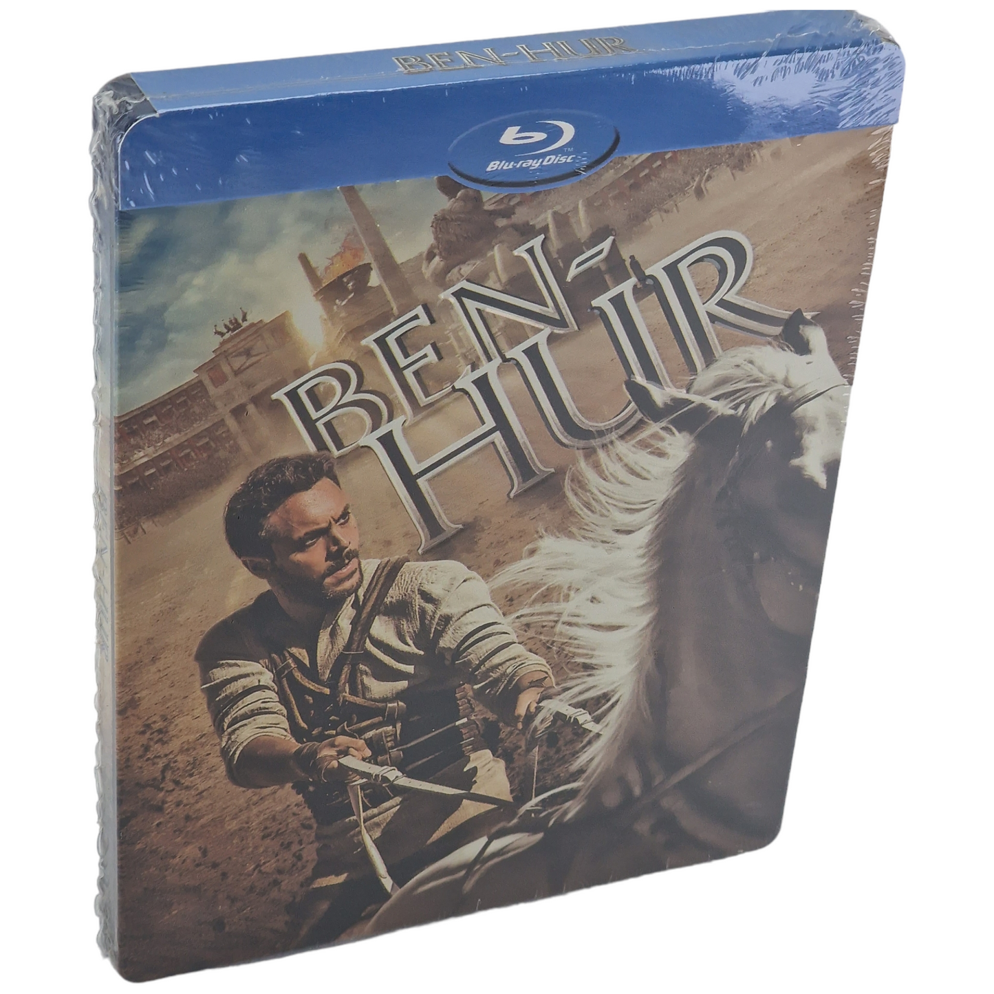 Ben-Hur Blu-ray SteelBook Débossé El Corte Inglés Morgan Freeman Region B