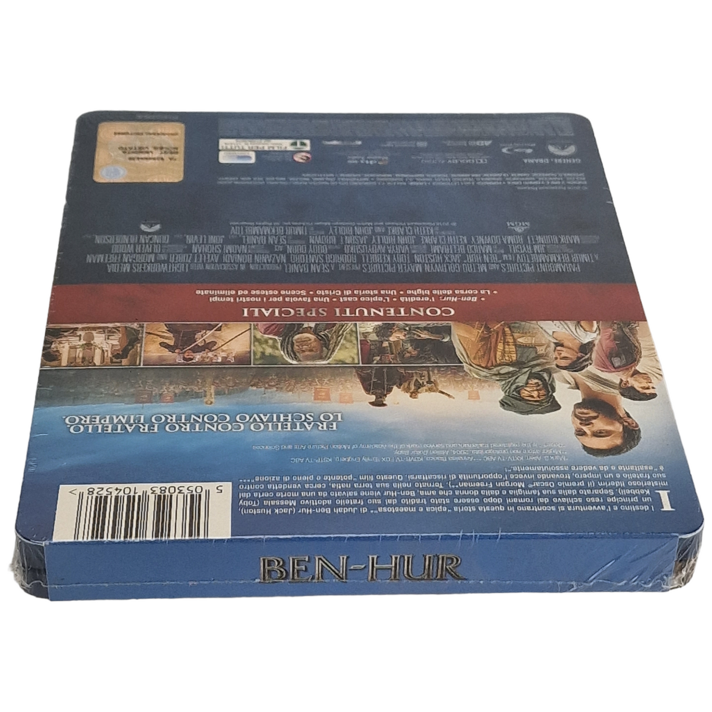 Ben-Hur Blu-ray SteelBook Débossé El Corte Inglés Morgan Freeman Region B