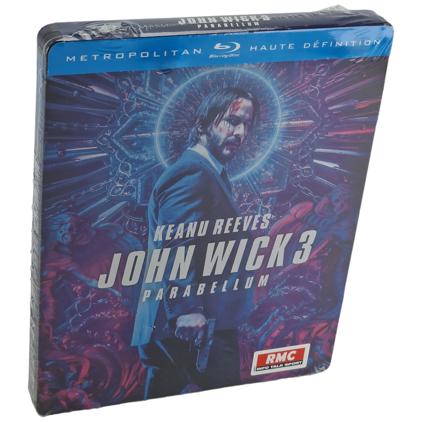 John Wick : Chapitre 3 Parabellum Blu-ray SteelBook Keanu Reeves 2019 Region B