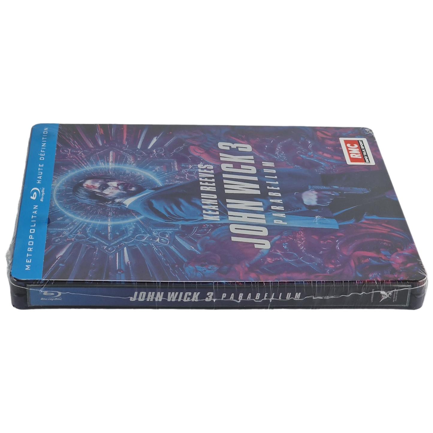 John Wick : Chapitre 3 Parabellum Blu-ray SteelBook Keanu Reeves 2019 Region B