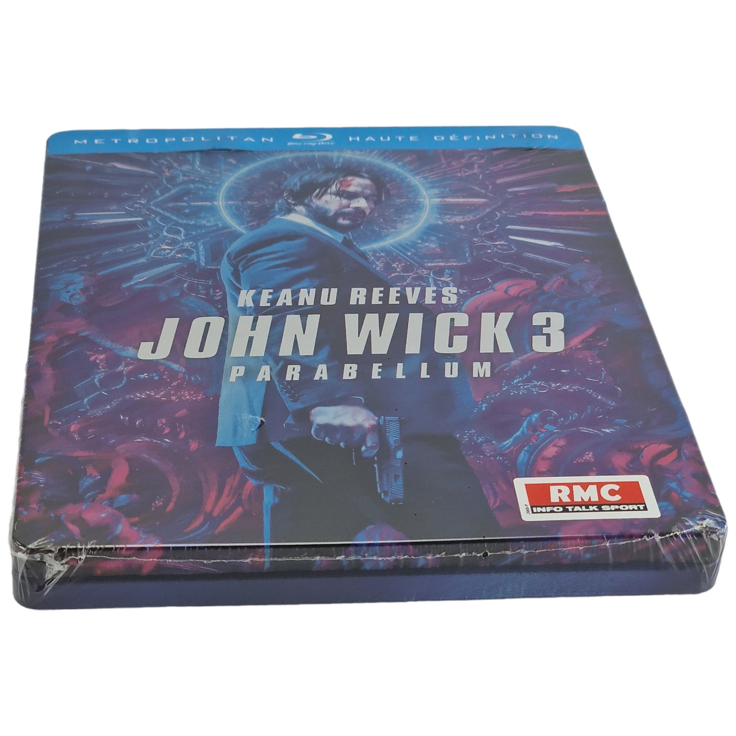 John Wick : Chapitre 3 Parabellum Blu-ray SteelBook Keanu Reeves 2019 Region B