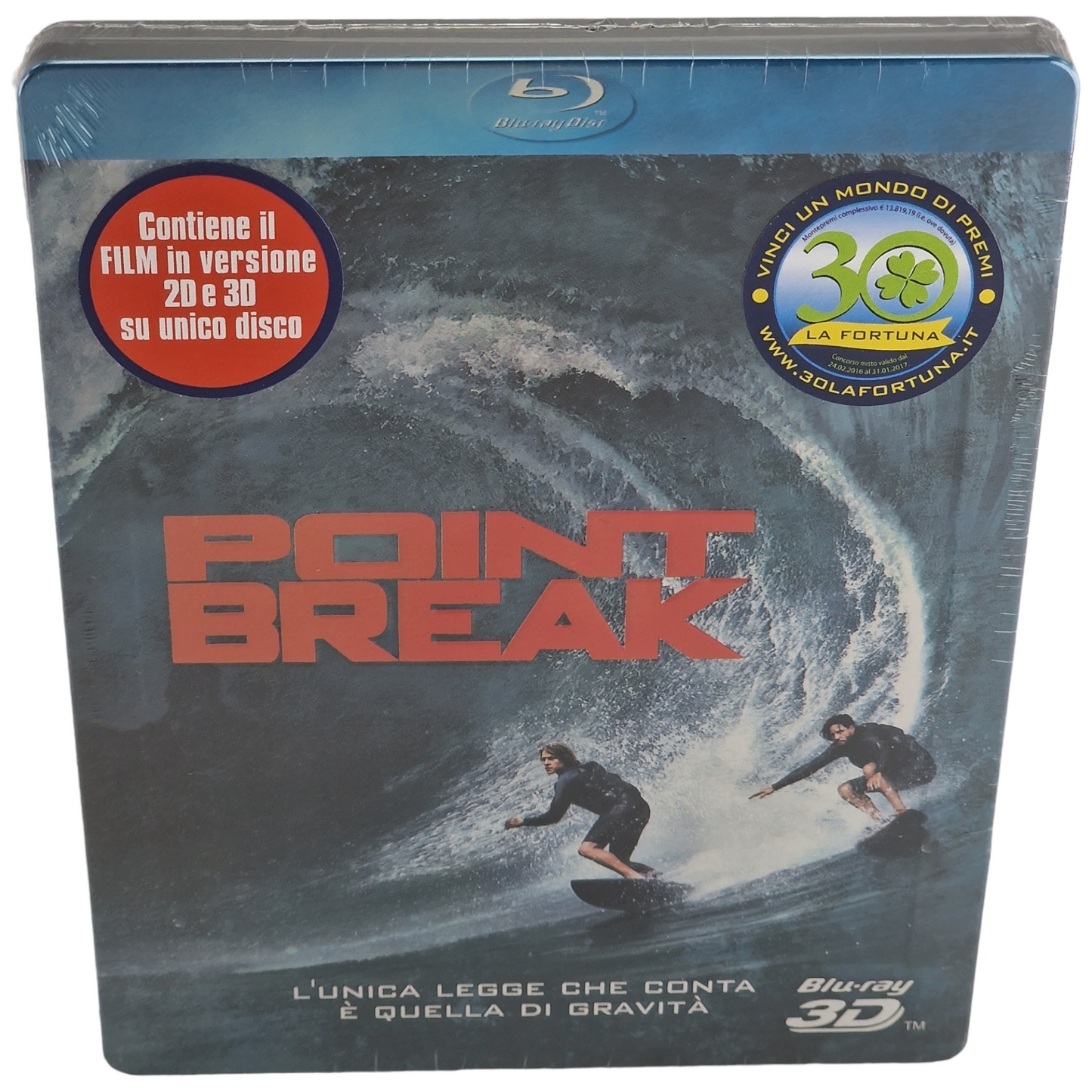Point Break 2015  Blu-ray 3D + Blu-ray  SteelBook Débossé  Ericson  Core 2016  B